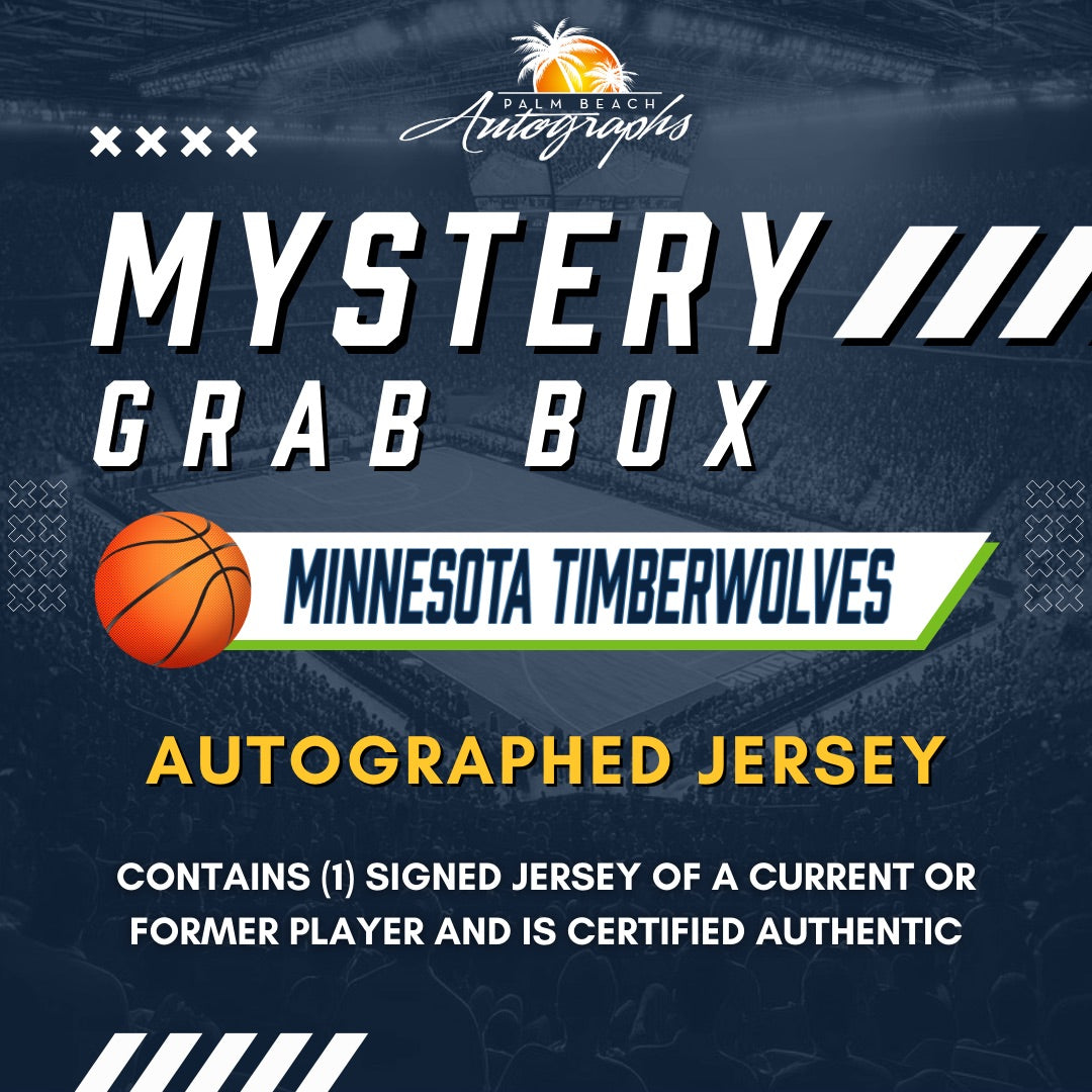 Mystery Grab Box - Minnesota Timberwolves NBA Basketball Autographed Jersey