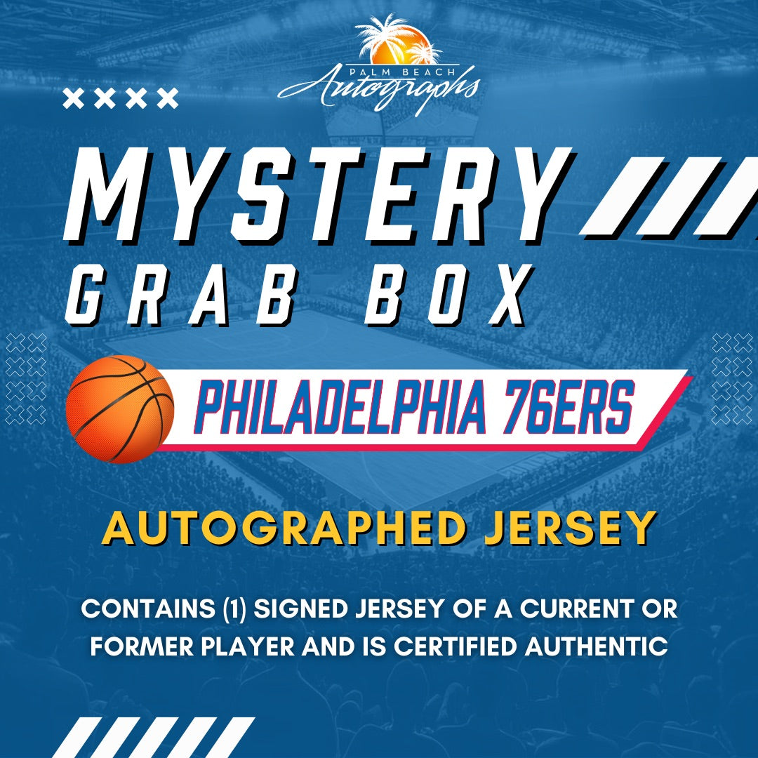 Mystery Grab Box - Philadelphia 76ers NBA Basketball Autographed Jersey