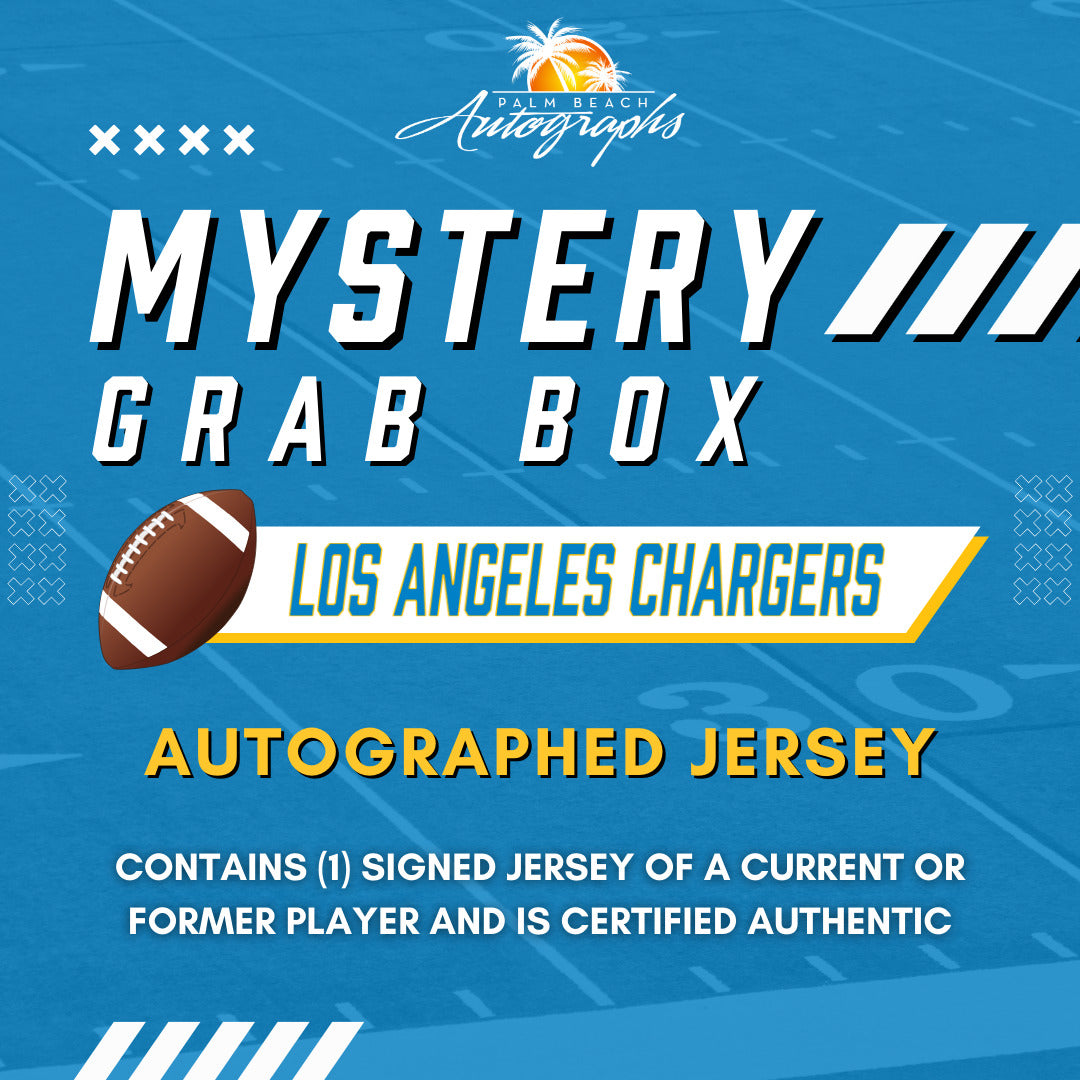 Mystery Grab Box - Los Angeles Chargers NFL Football Autographed Jersey