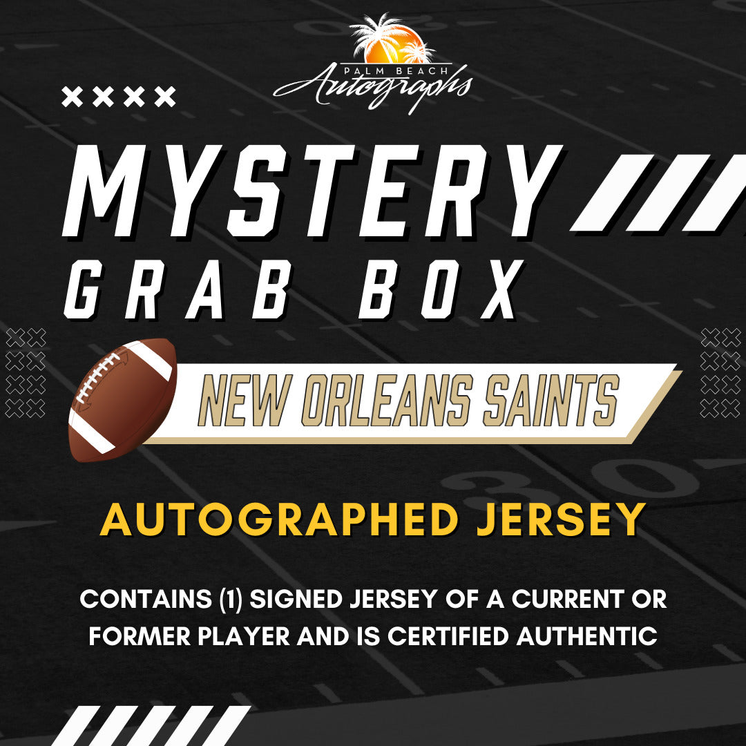 Mystery Grab Box - New Orleans Saints NFL Football Autographed Jersey