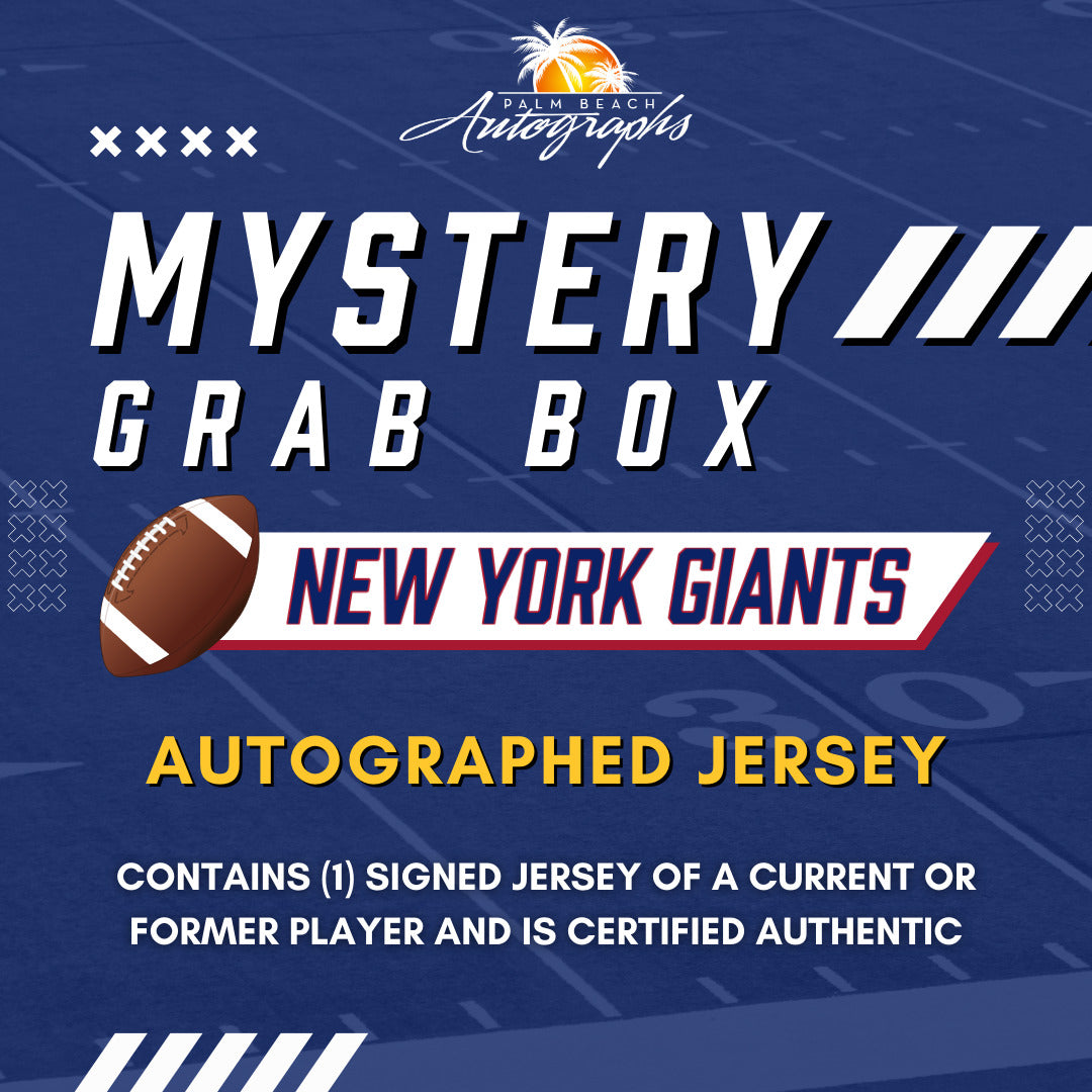 Mystery Grab Box - New York Giants NFL Football Autographed Jersey