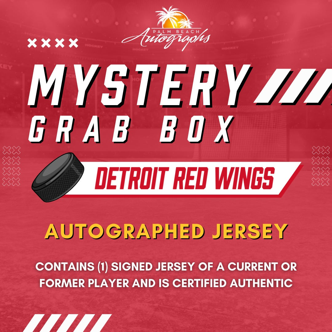 Mystery Grab Box - Detroit Red Wings NHL Hockey Autographed Jersey