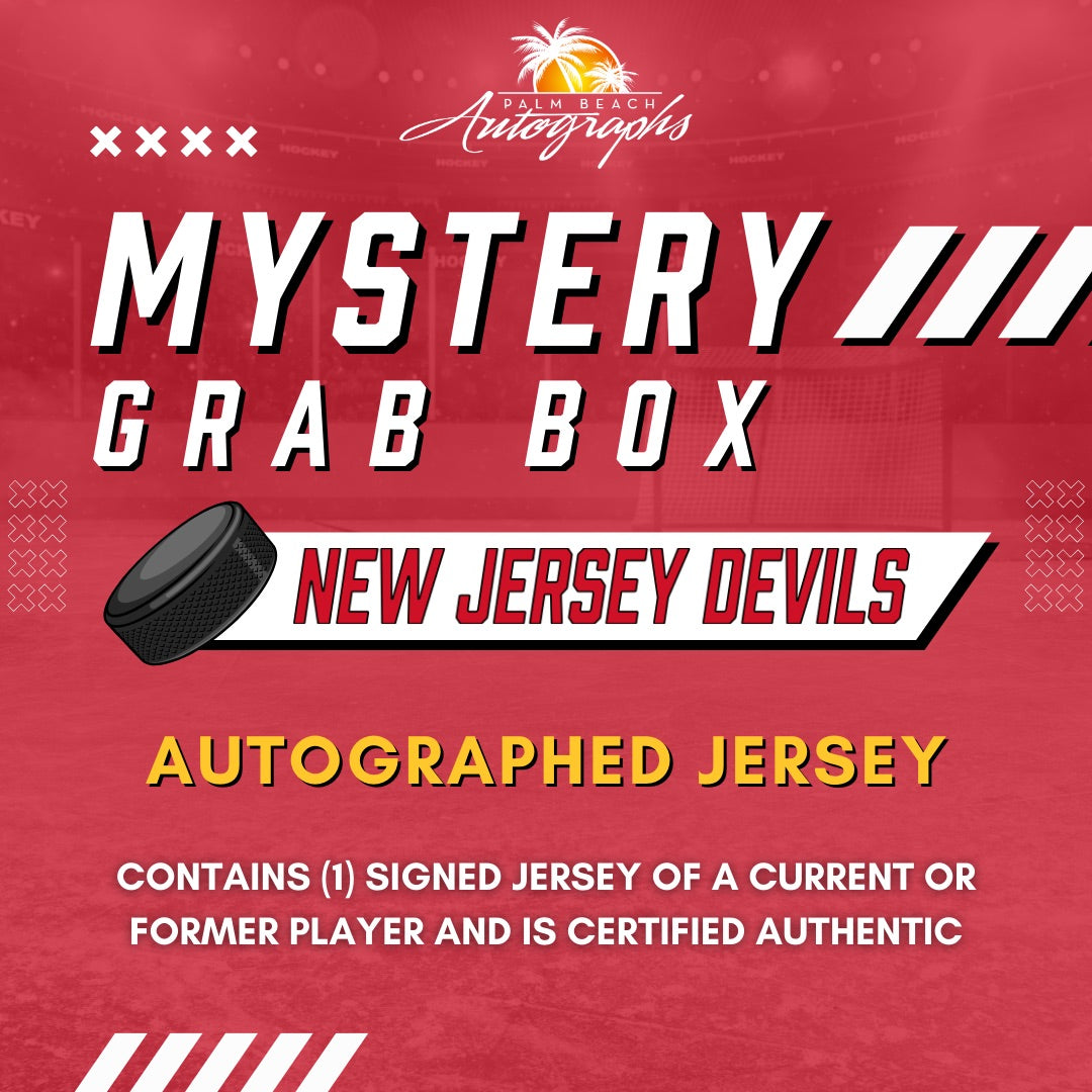 Mystery Grab Box - New Jersey Devils NHL Hockey Autographed Jersey