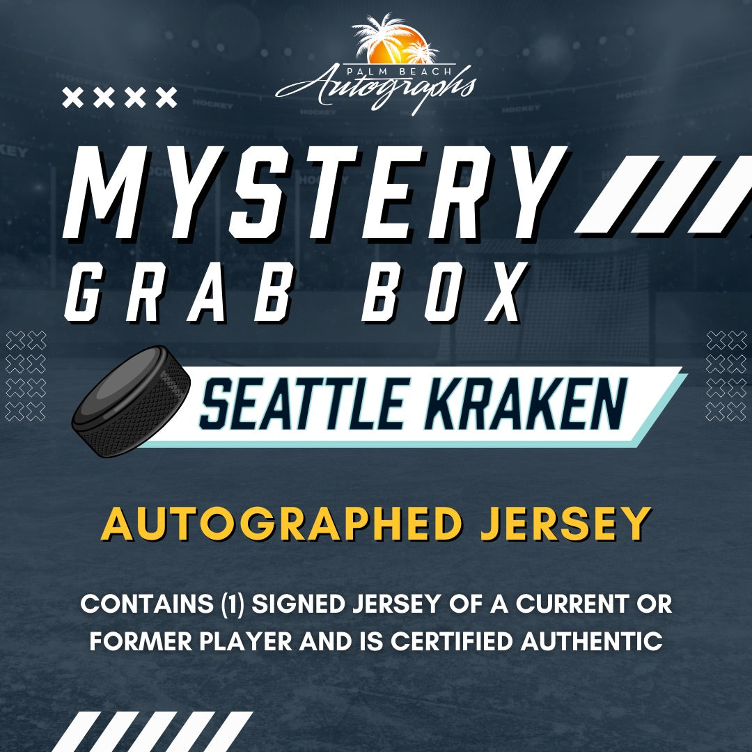 Mystery Grab Box - Seattle Kraken NHL Hockey Autographed Jersey