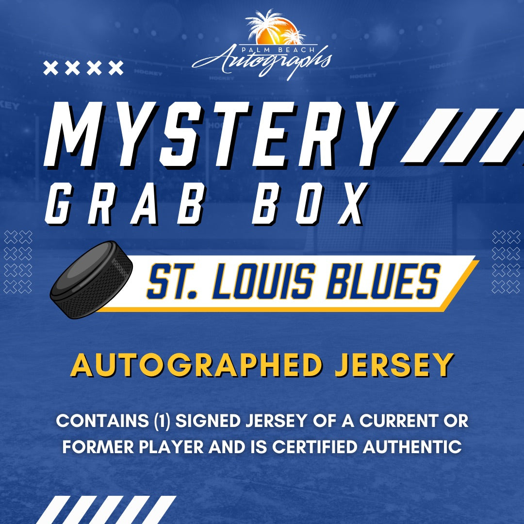 Mystery Grab Box - St. Louis Blues NHL Hockey Autographed Jersey