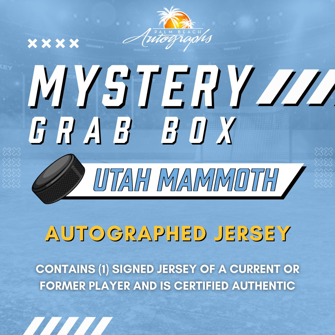Mystery Grab Box - Utah Mammoth NHL Hockey Autographed Jersey