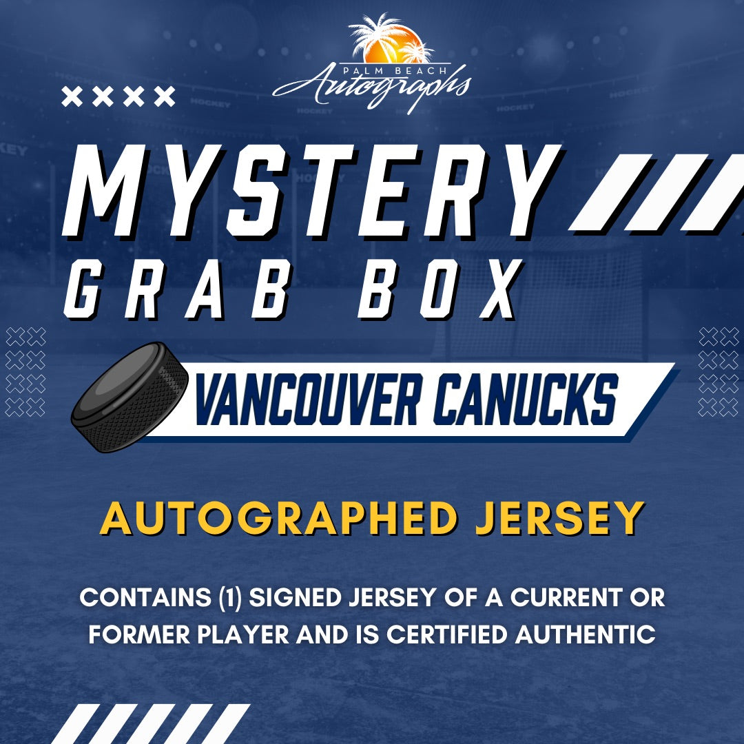 Mystery Grab Box - Vancouver Canucks NHL Hockey Autographed Jersey