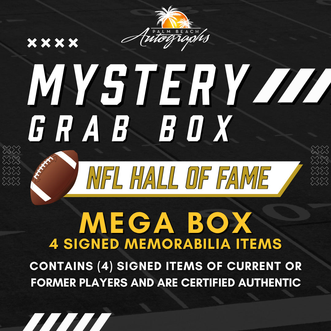 Mystery Grab Box - NFL Football Autographed Mega Box - Hall of Famers Only