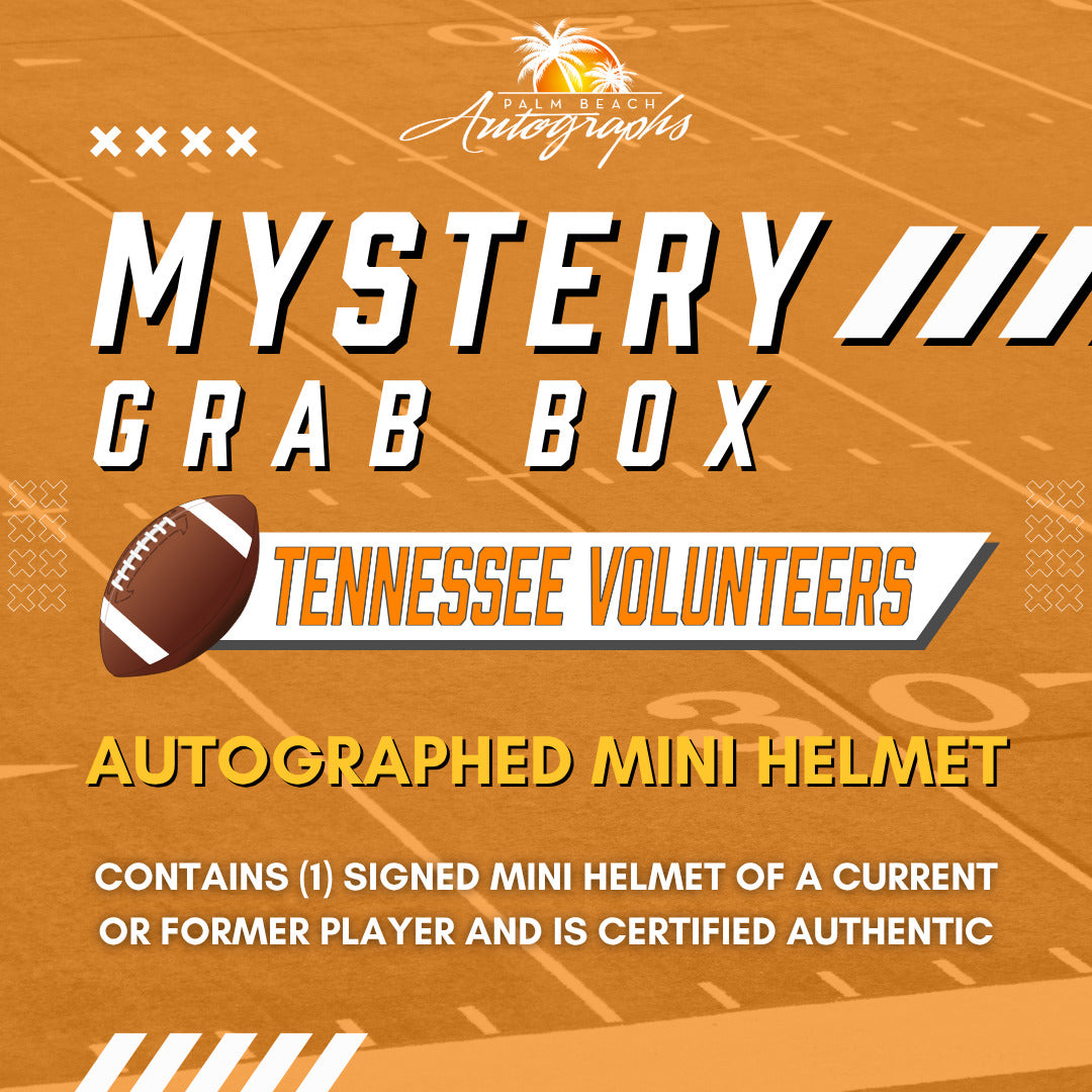 Mystery Grab Box - Tennessee Volunteers NCAA Autographed Mini Helmet