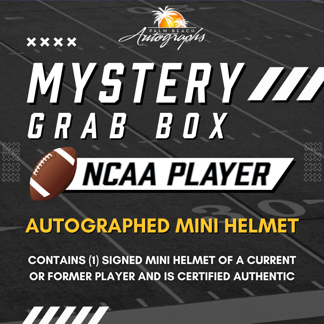 Mystery Grab Box - NCAA Autographed Mini Helmet