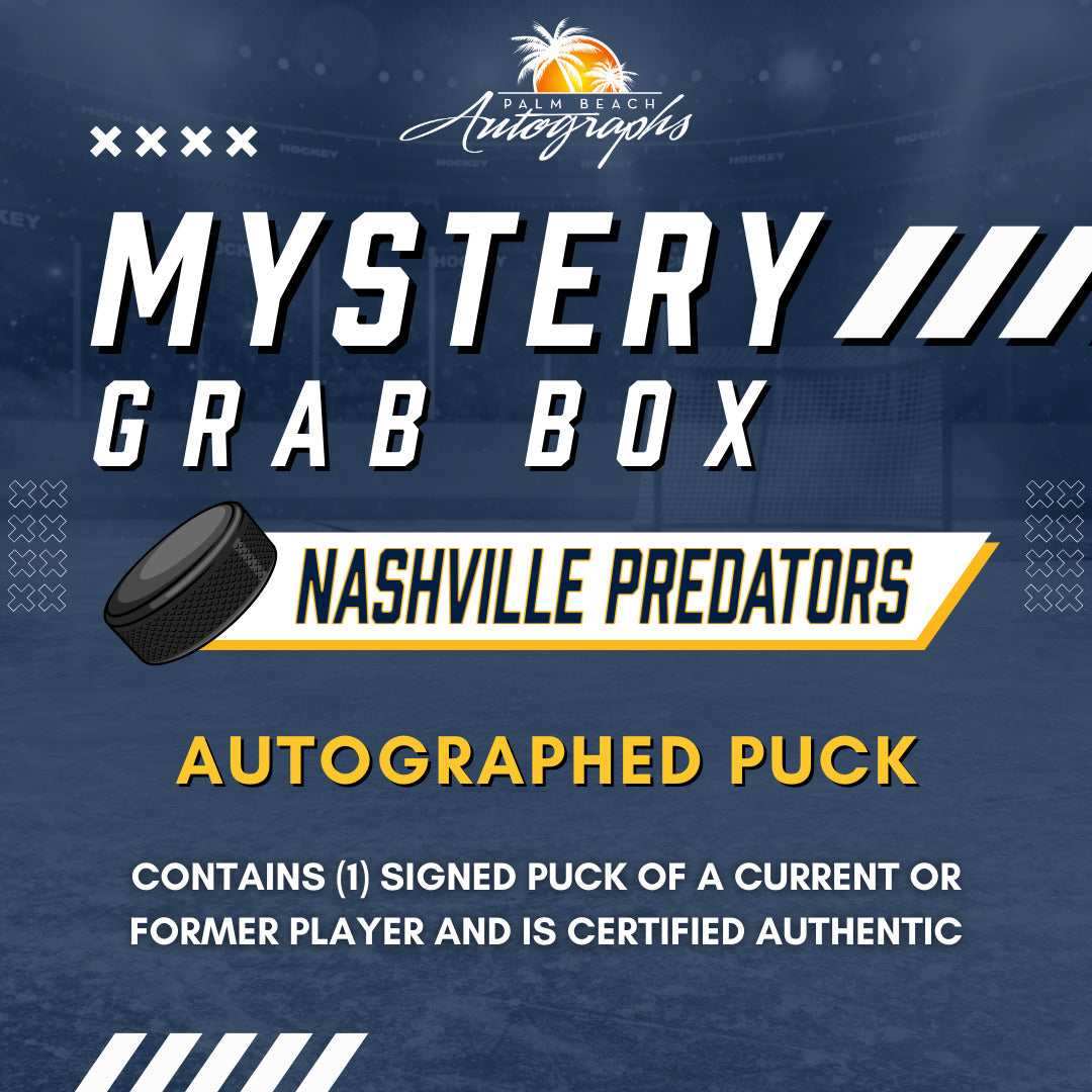 Mystery Grab Bag - Nashville Predators NHL Autographed Hockey Puck