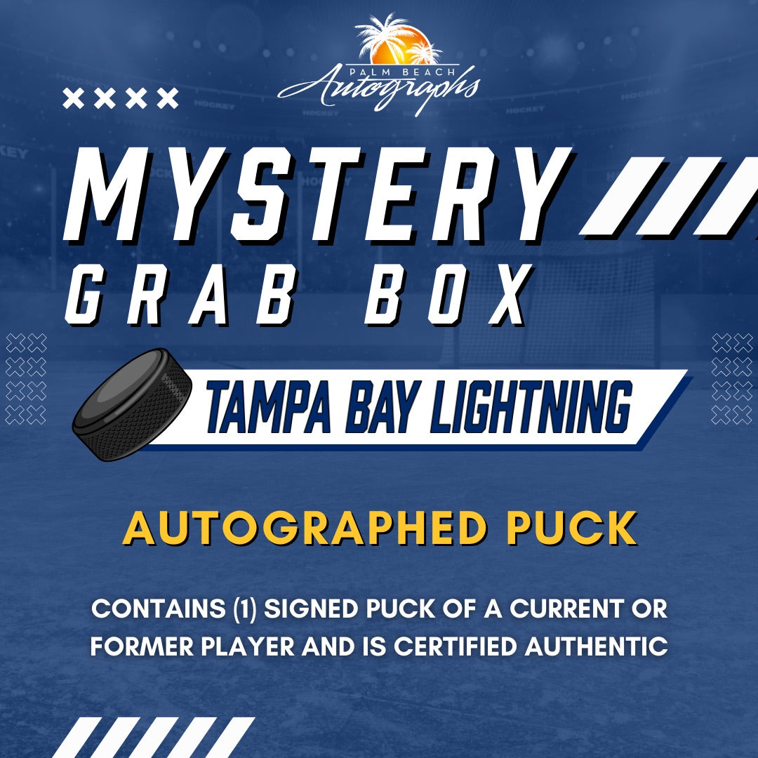 Mystery Grab Bag - Tampa Bay Lightning NHL Autographed Hockey Puck