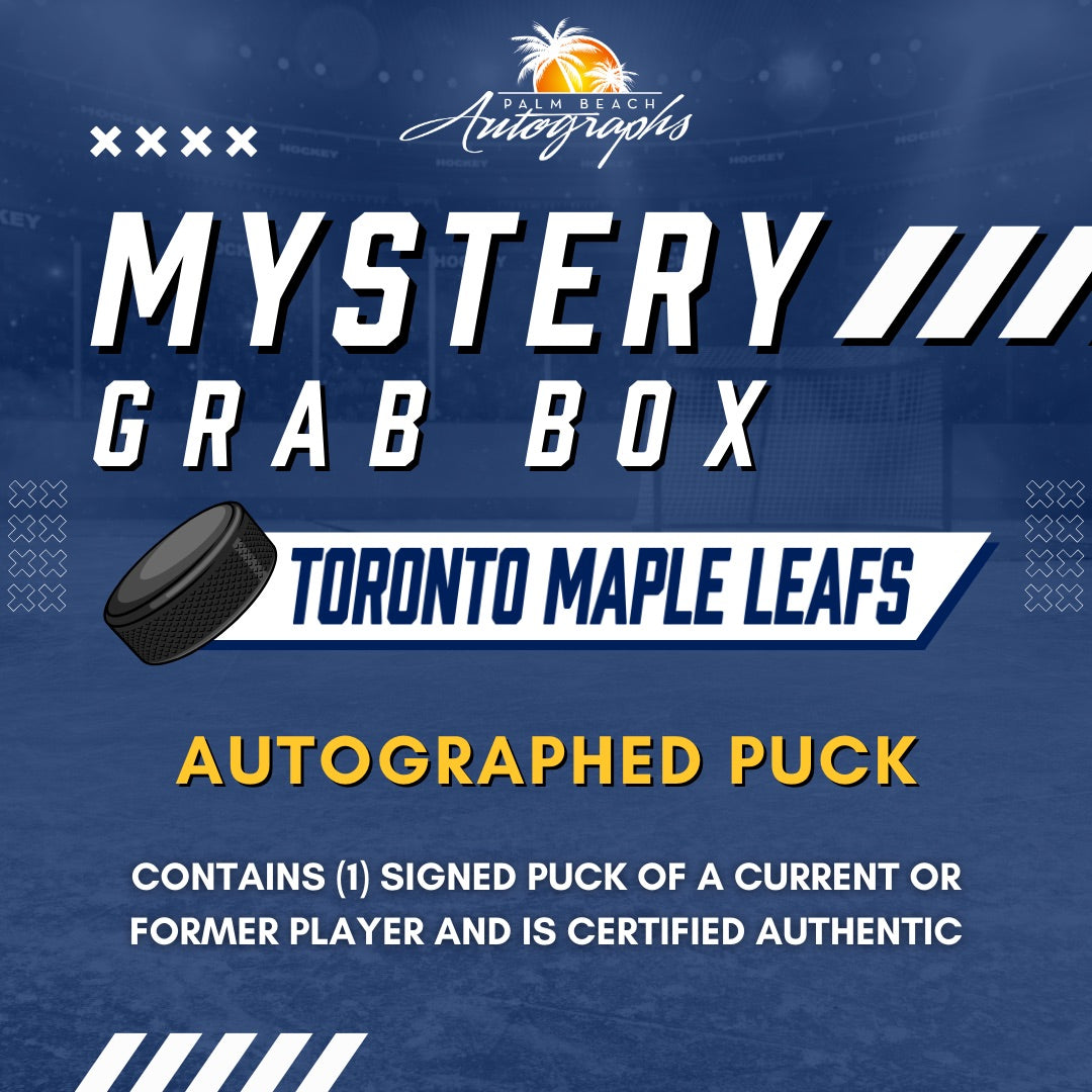Mystery Grab Bag - Toronto Maple Leafs NHL Hockey Autographed Hockey Puck