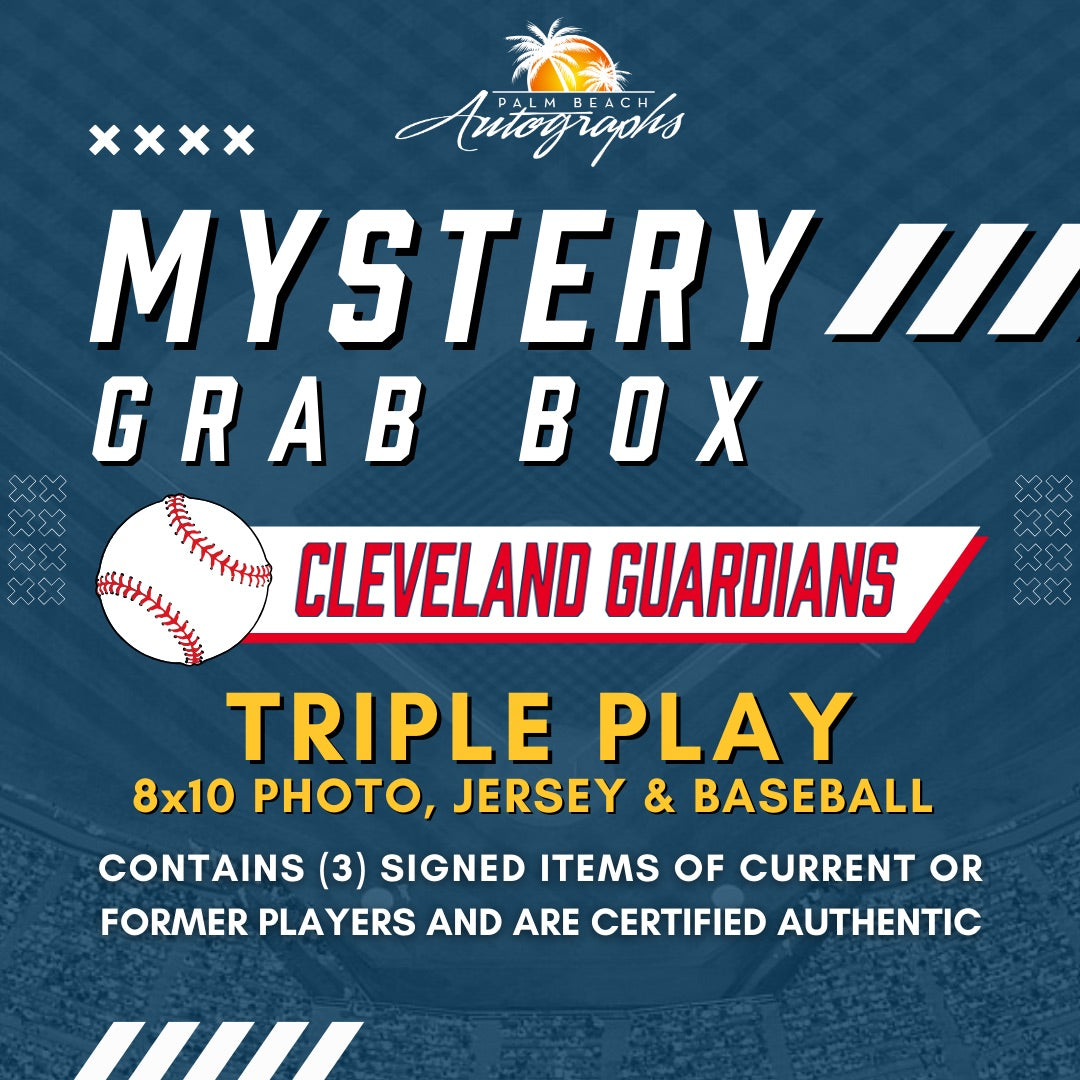 Mystery Grab Box - Cleveland Guardians MLB Baseball Triple Play Box
