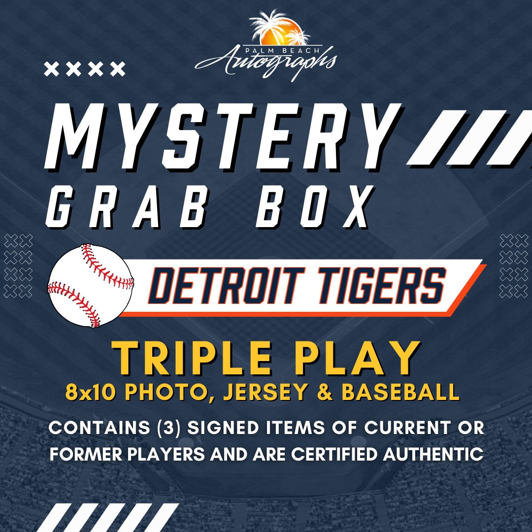 Mystery Grab Box - Detroit Tigers MLB Baseball Triple Play Box