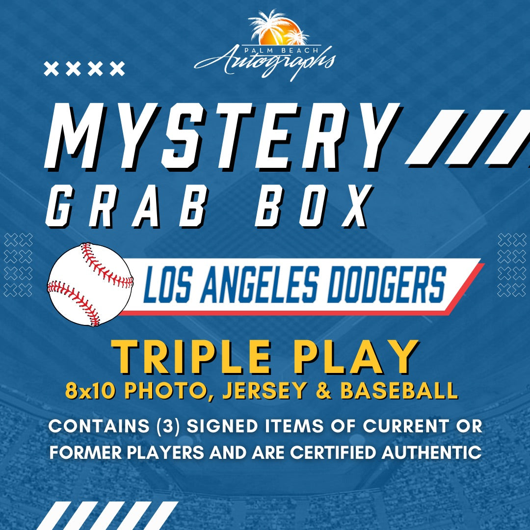 Mystery Grab Box - Los Angeles Dodgers MLB Baseball Triple Play Box