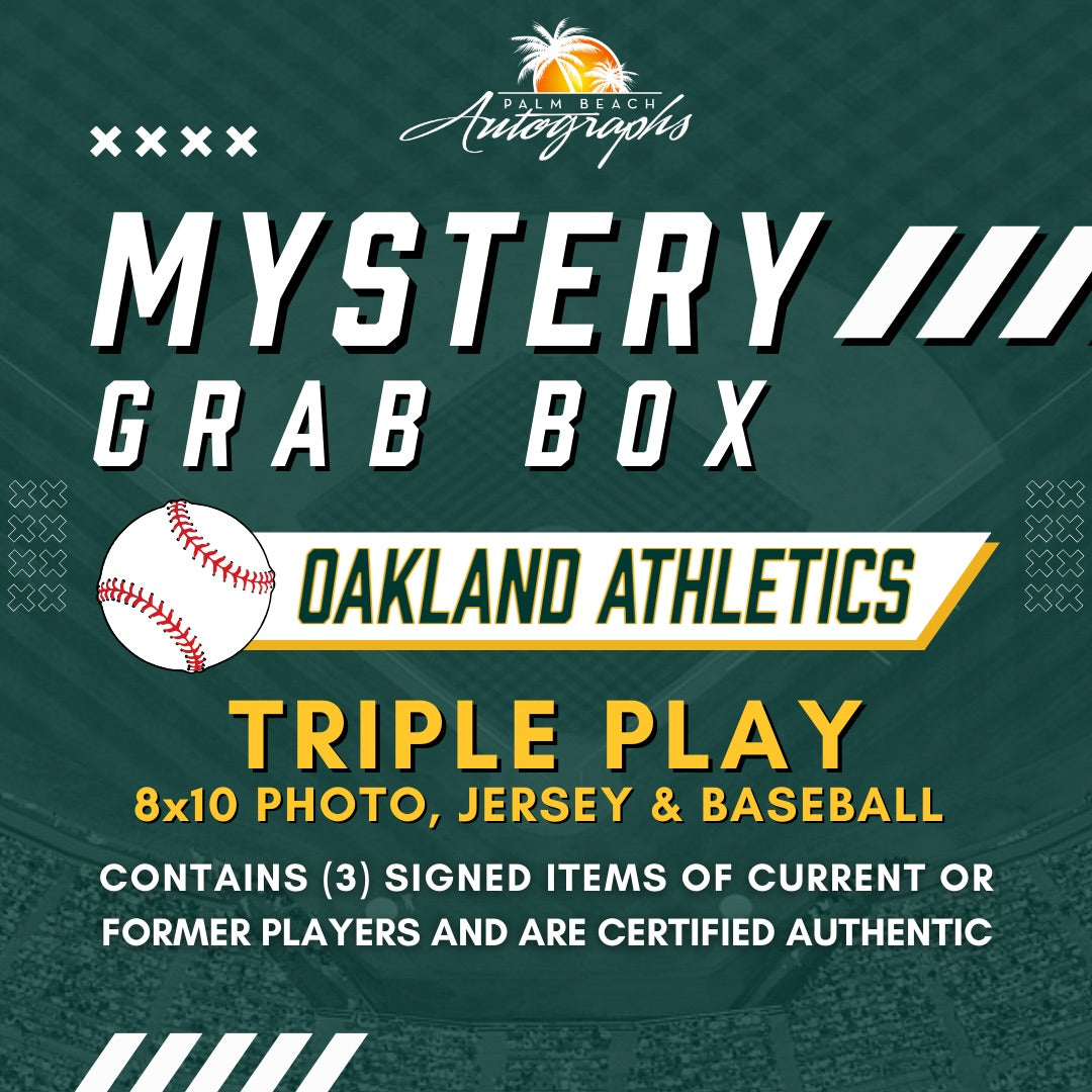 Mystery Grab Box - Oakland Athletics MLB Baseball Triple Play Box