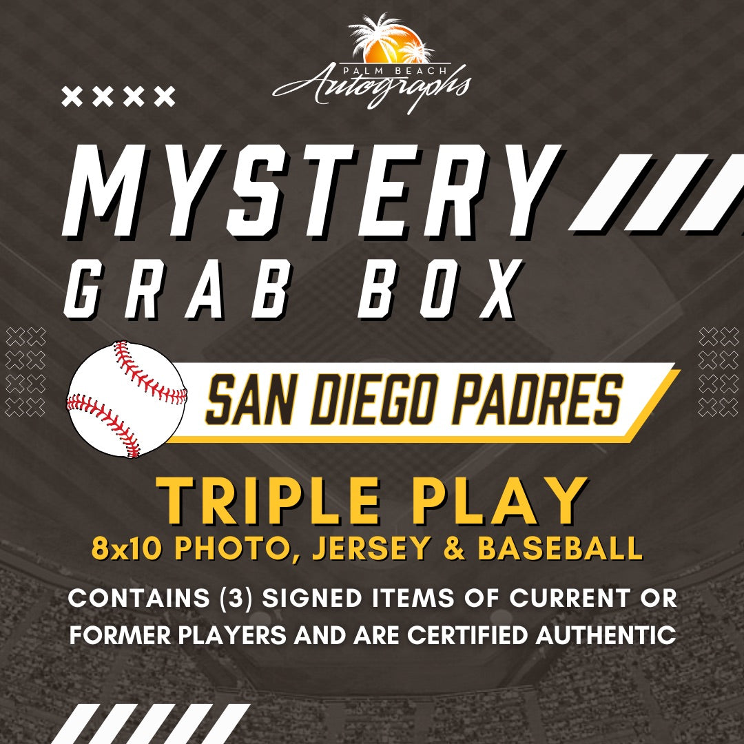 Mystery Grab Box - San Diego Padres MLB Baseball Triple Play Box