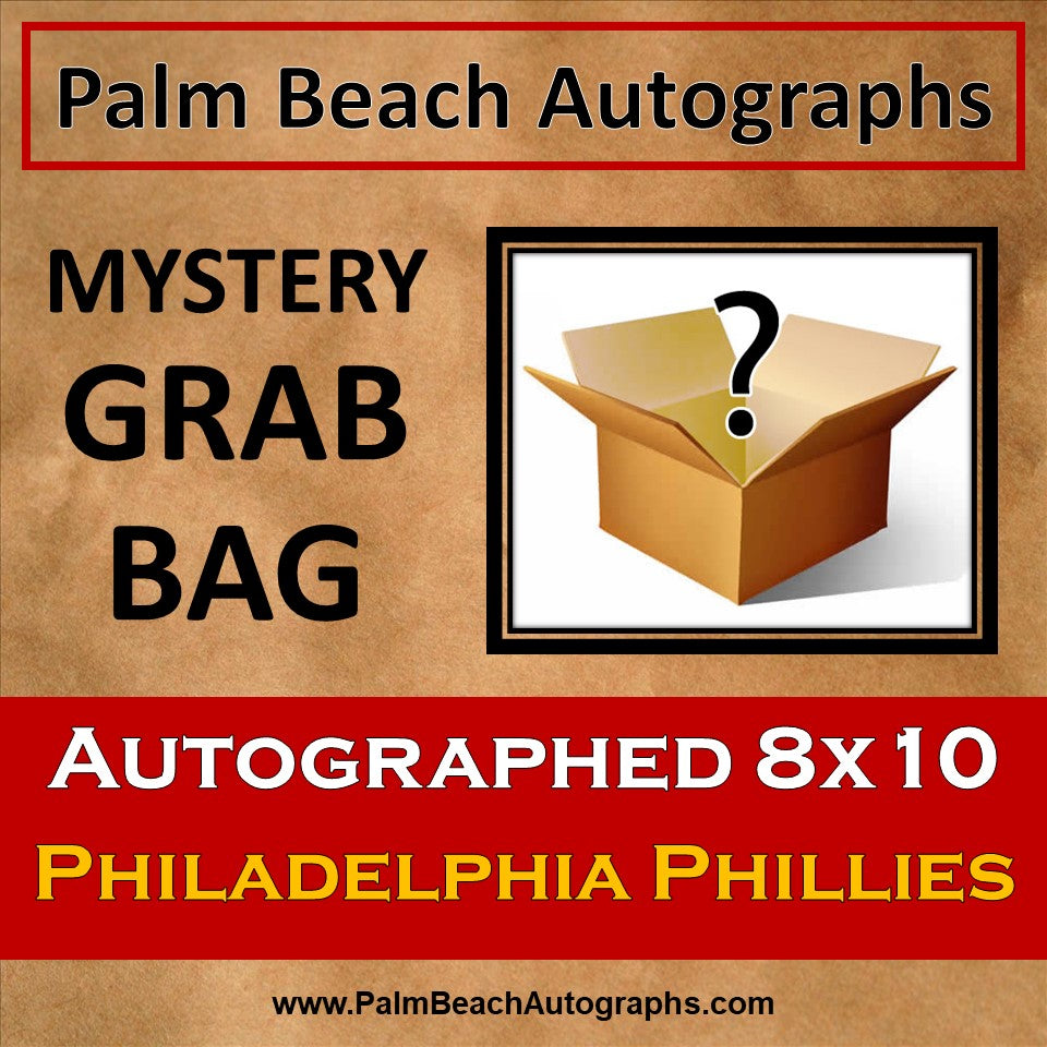 MYSTERY GRAB BAG -  Philadelphia Phillies Autographed 8x10 Photo
