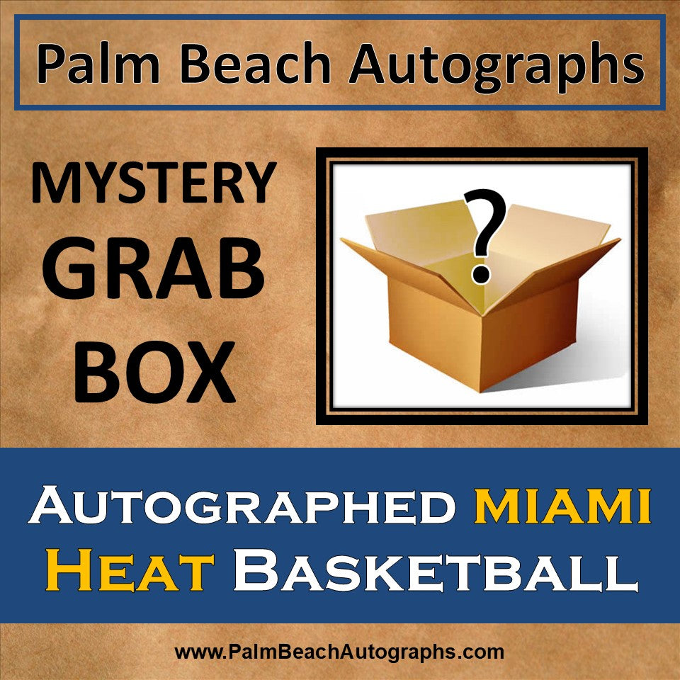 MYSTERY GRAB BOX - Autographed Miami Heat Basketball