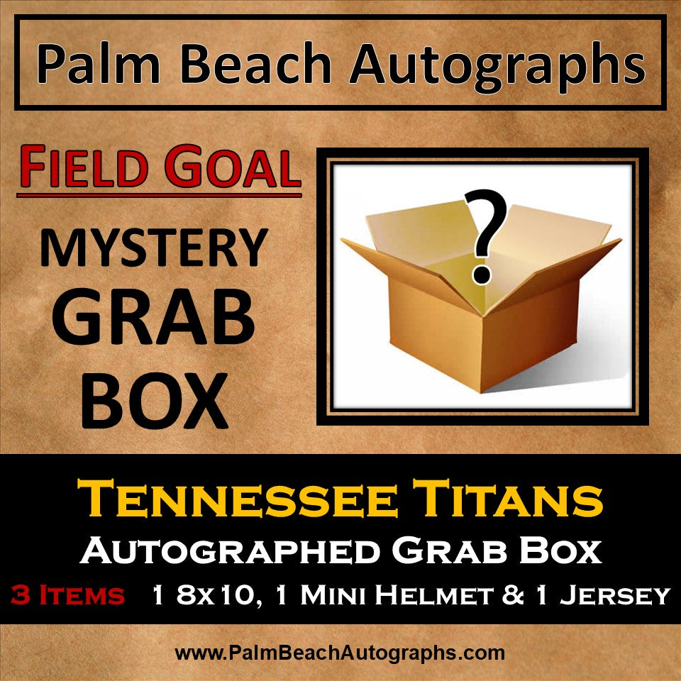 MYSTERY GRAB BOX - Autographed Tennessee Titans Field Goal Box