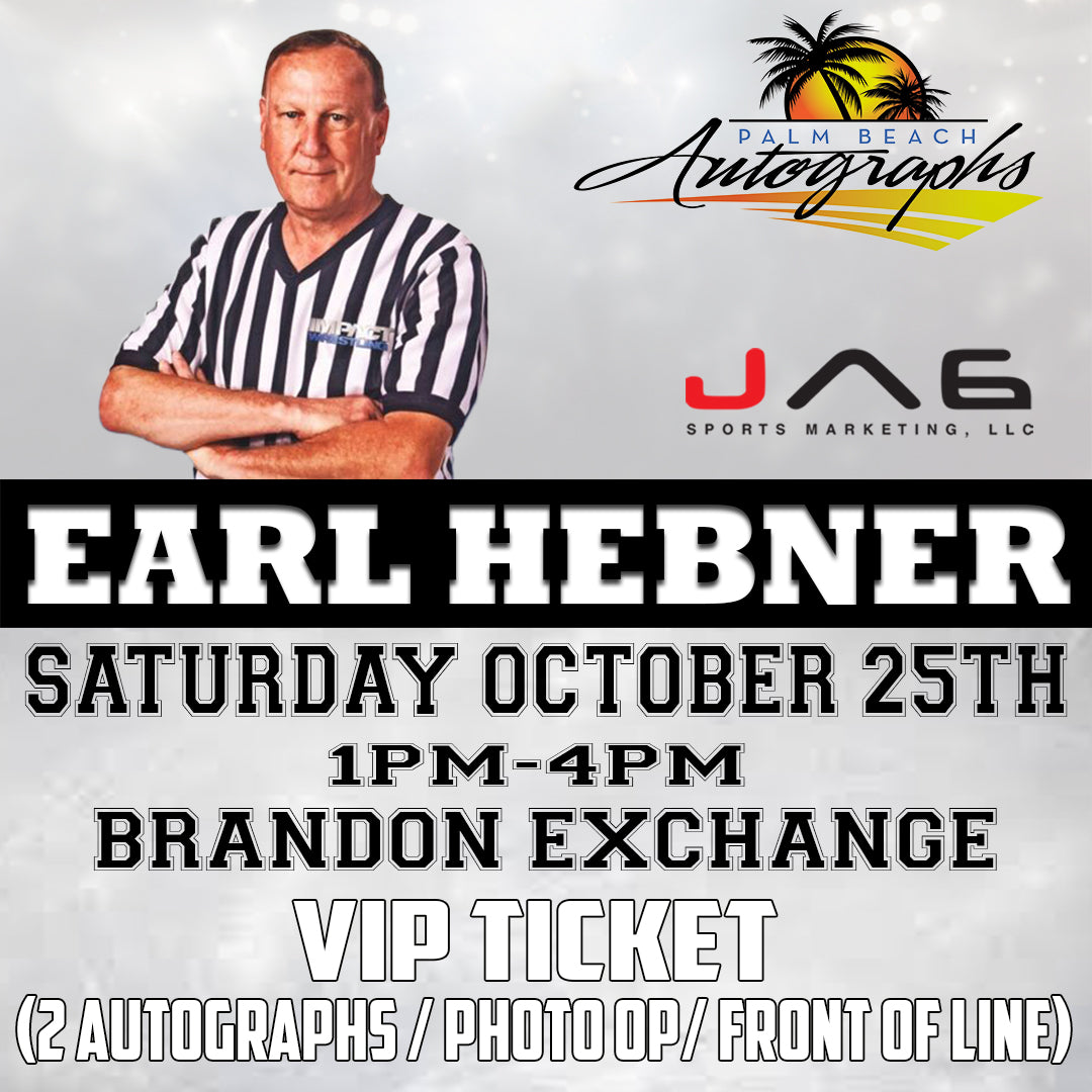 EARL HEBNER AUTOGRAPH EVENT - Tampa (Brandon Exchange) In-Store Public Signing - October 25th, 2025