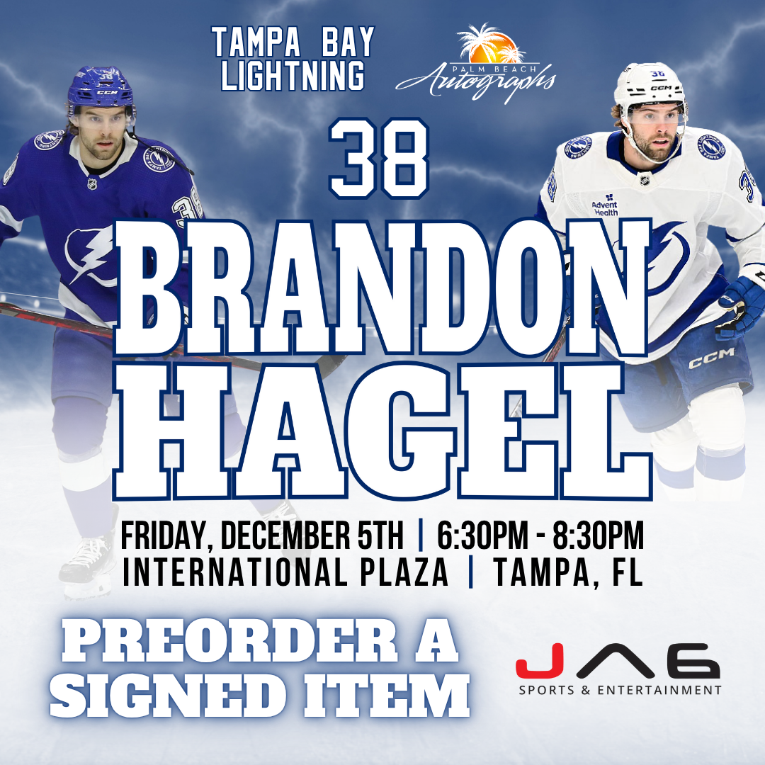 BRANDON HAGEL AUTOGRAPH EVENT - Tampa (International Plaza) In-Store Public Signing - December 5th, 2025