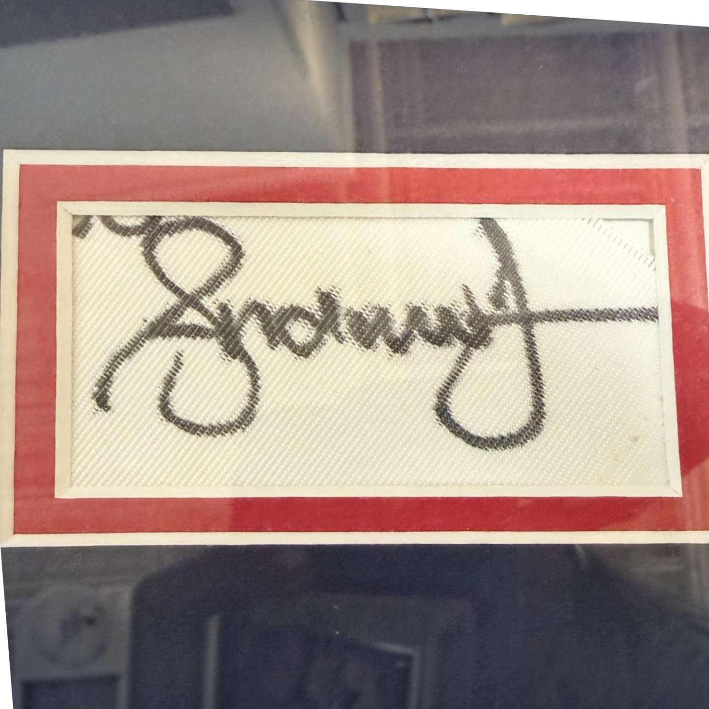 Andruw Jones Autographed Atlanta Braves "Signature Series" Frame