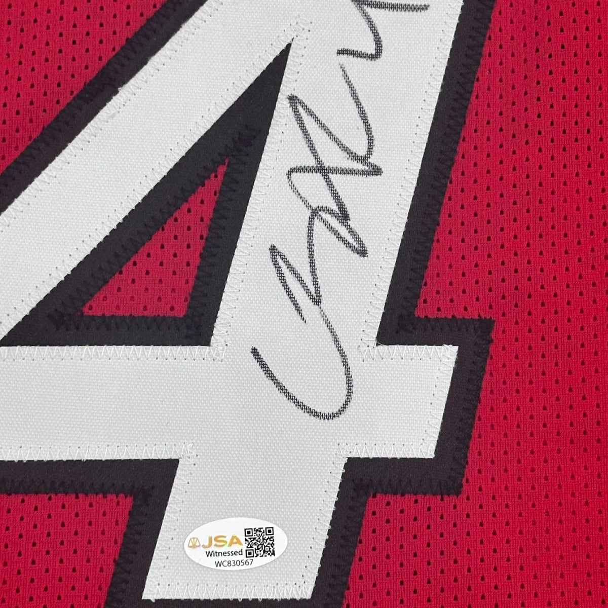 Caron Butler Autographed Miami (Red #4) Custom Stitched Jersey - JSA
