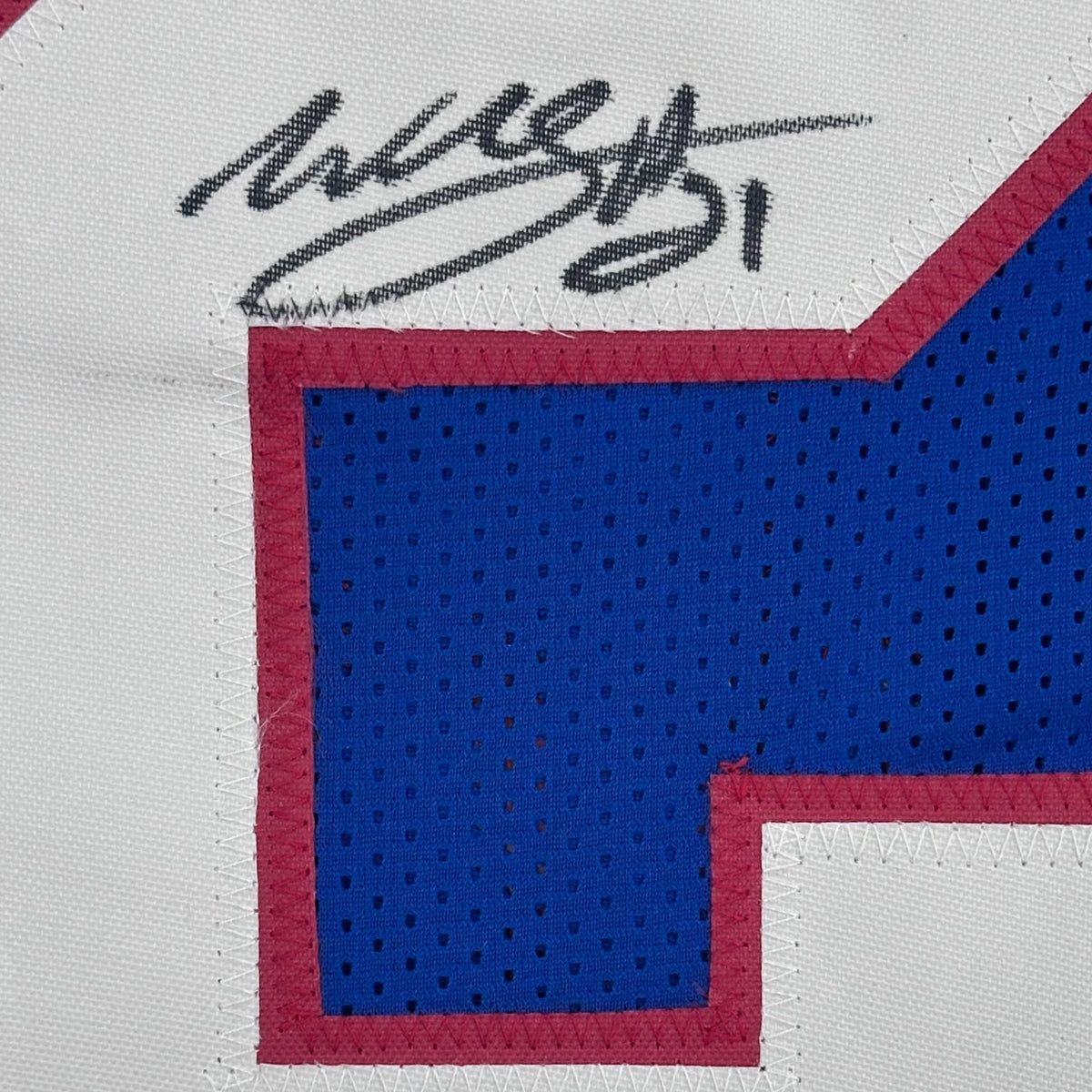 Willis McGahee Autographed Buffalo (Blue #23) Custom Stitched Jersey - JSA