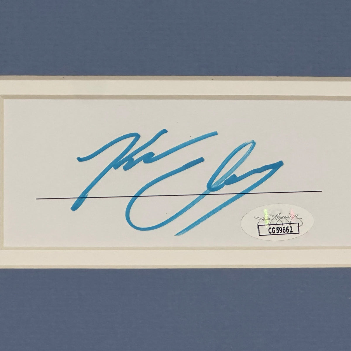 Kenny Chesney Autographed Country Music Born CD Deluxe Framed Piece - JSA