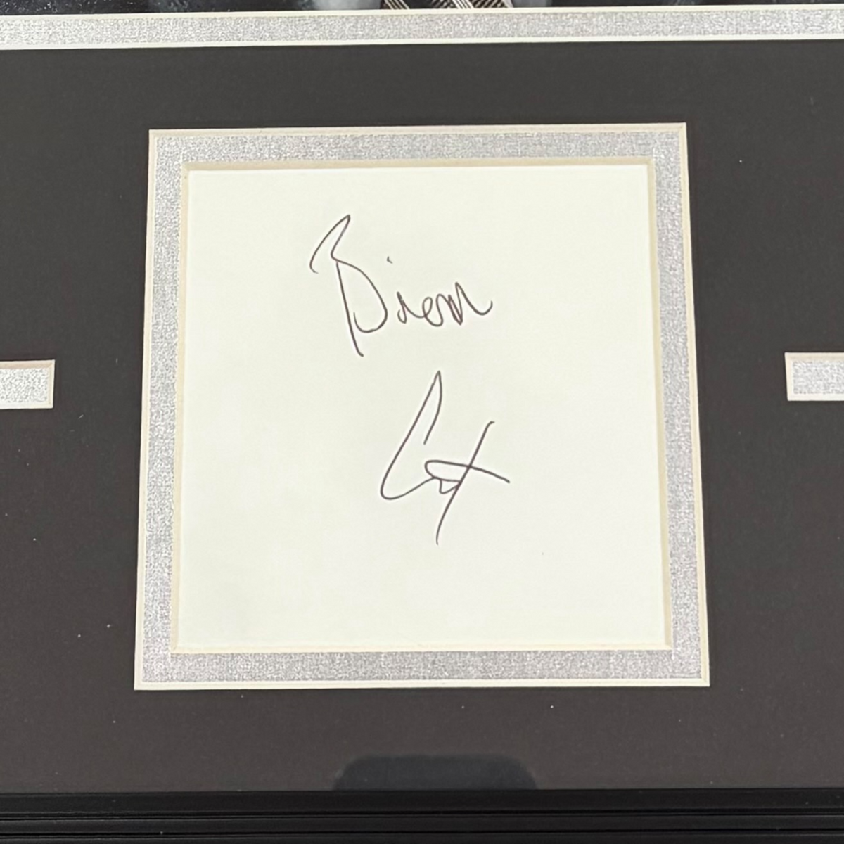 Brian Cox Autographed Succession Deluxe Framed Signature Series Frame