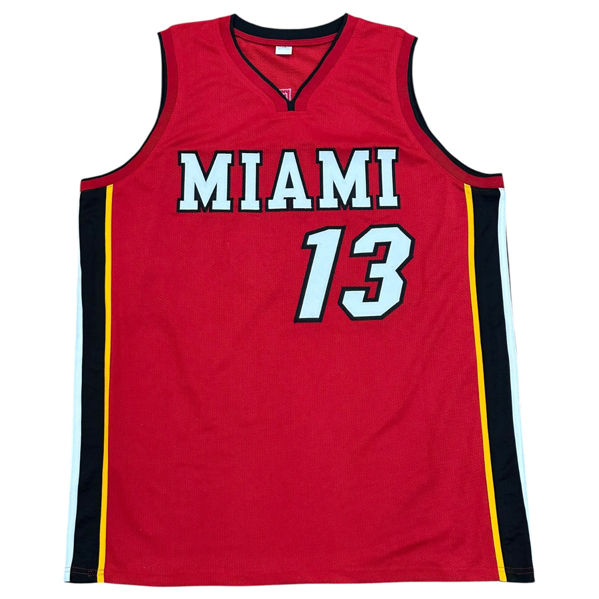 Bam Adebayo Autographed Miami (Red #13) Custom Jersey - JSA