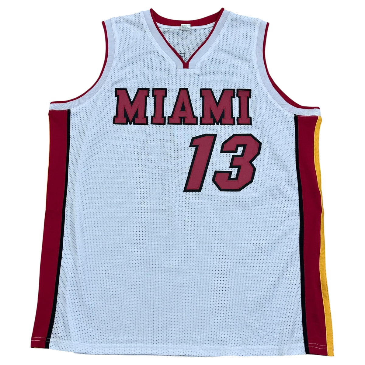 Bam Adebayo Autographed Miami (White #13) Custom Jersey - JSA