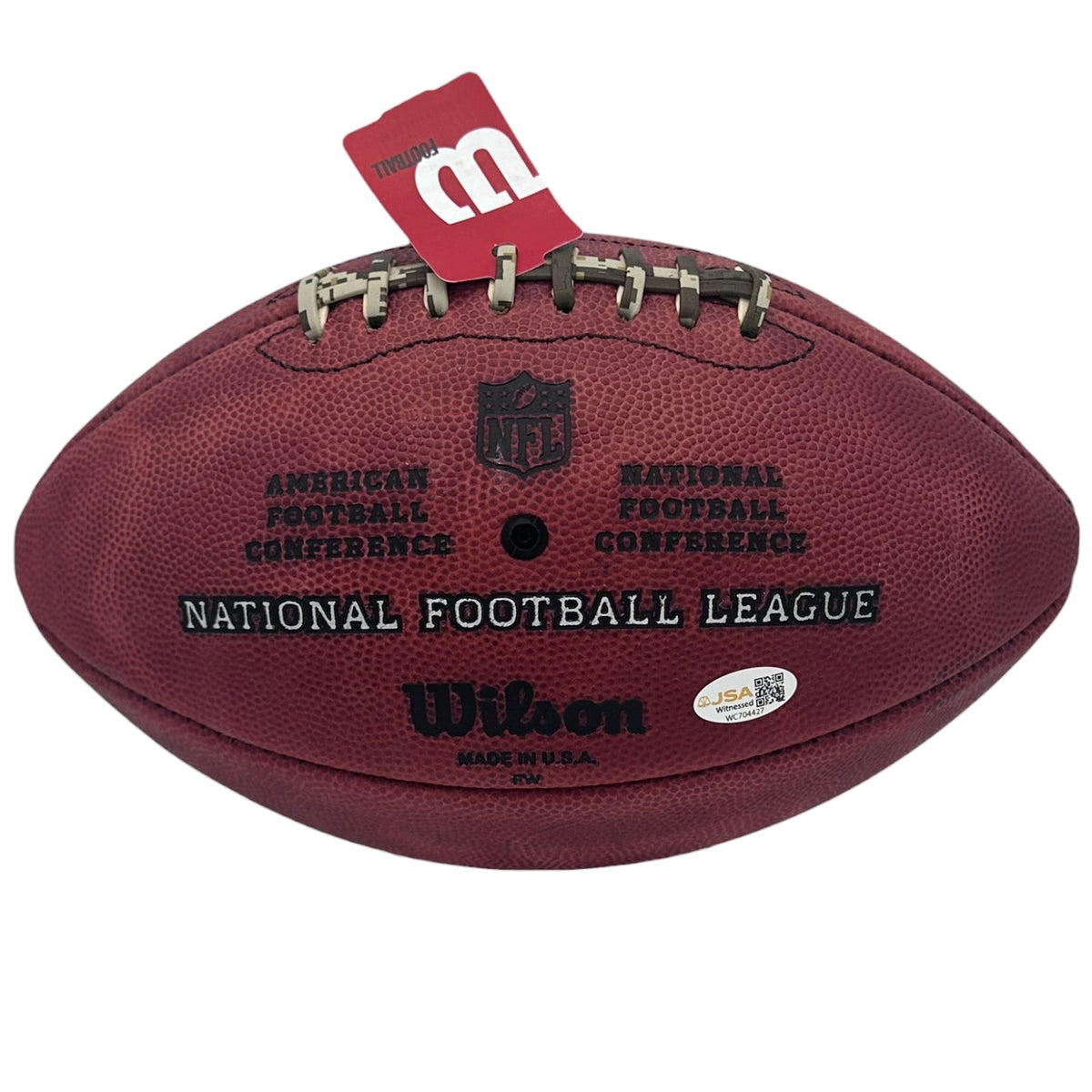 Ricky Williams Autographed Miami Dolphins The Duke Official Leather Football - JSA