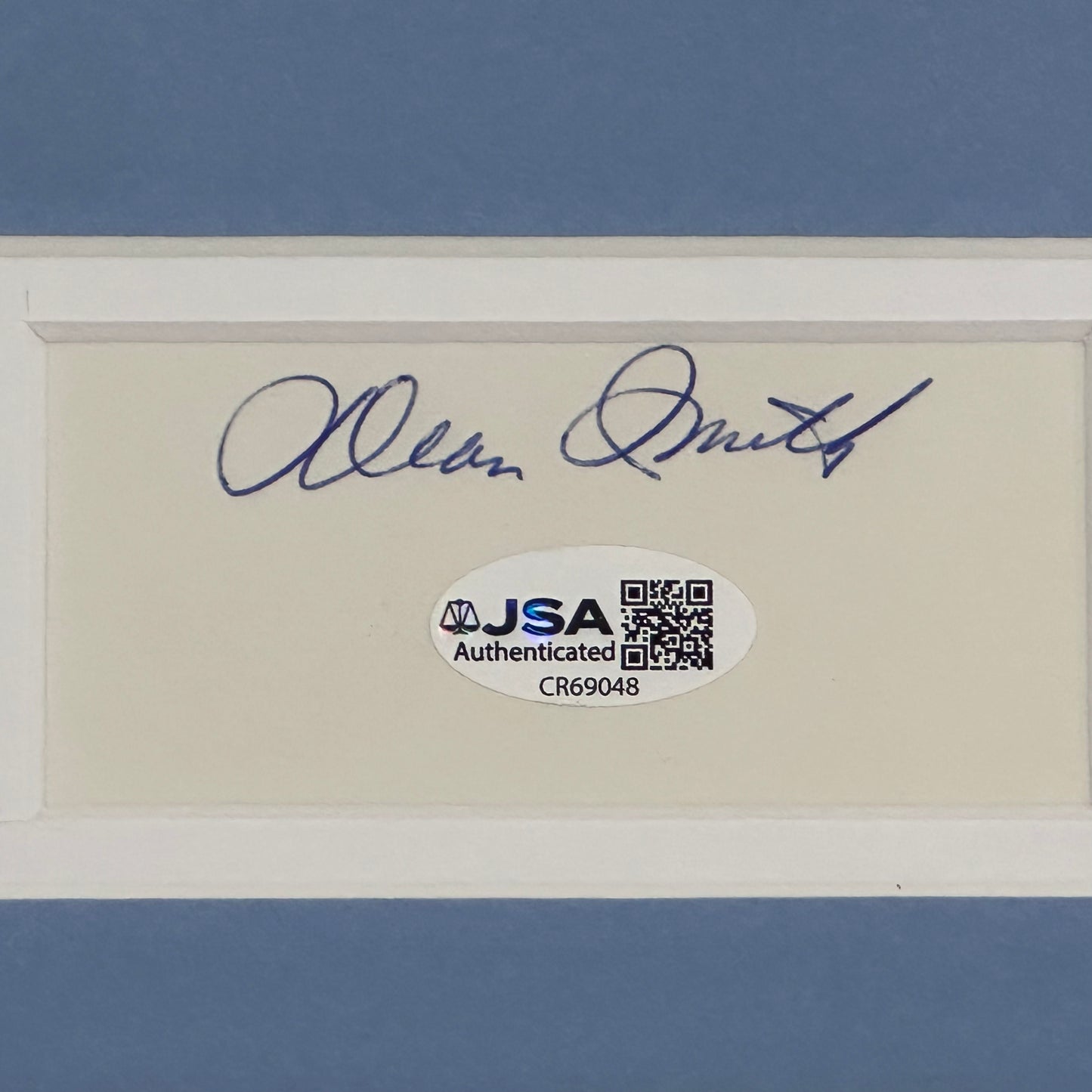 Dean Smith Autographed North Carolina Tar Heels (Cutting Nets) "Signature Series" Frame - JSA