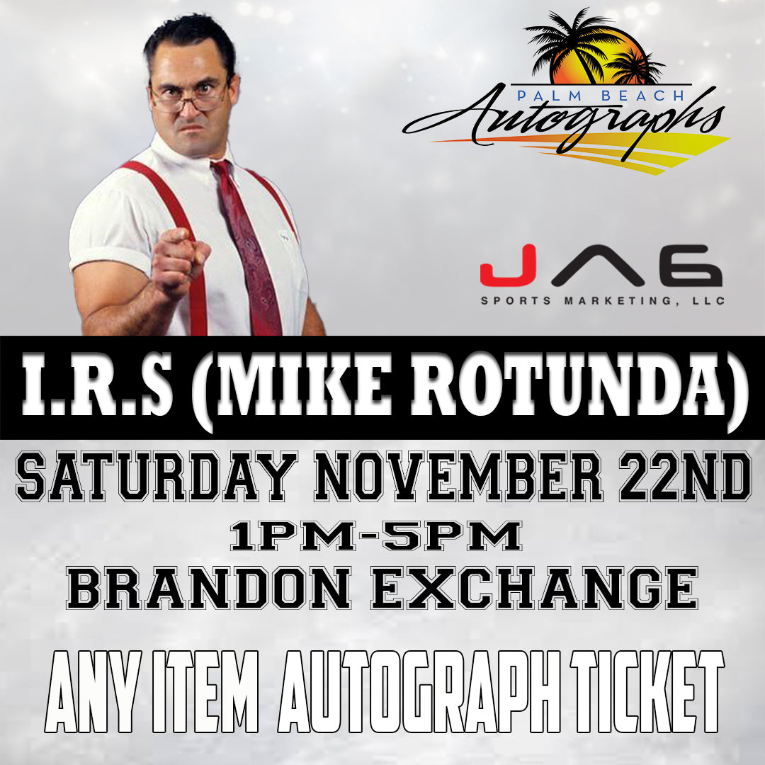 I.R.S. "Mike Rotunda" AUTOGRAPH EVENT - Tampa (Brandon Exchange) In-Store Public Signing - November 22nd, 2025