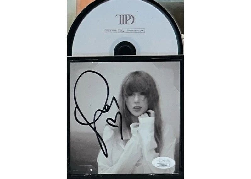 Taylor Swift Autographed Framed Lyrics CD Insert - JSA