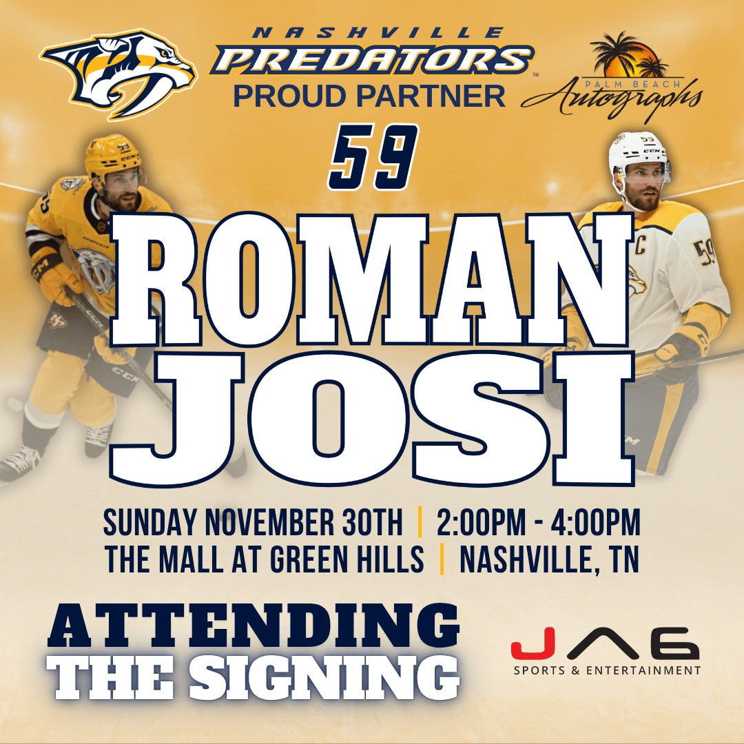 ROMAN JOSI AUTOGRAPH EVENT - Nashville (The Mall at Green Hills) In-Store Public Signing - November 30th, 2025