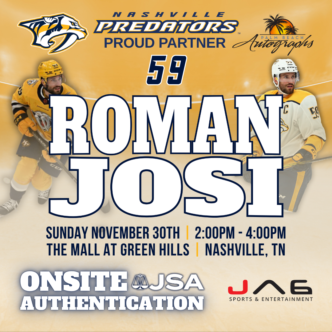 ROMAN JOSI AUTOGRAPH EVENT - Nashville (The Mall at Green Hills) In-Store Public Signing - November 30th, 2025