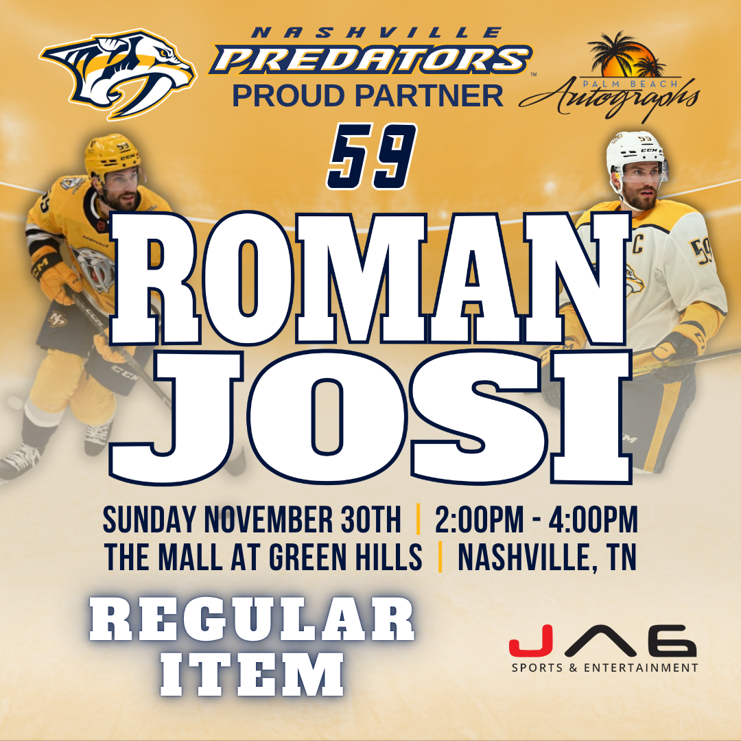 ROMAN JOSI AUTOGRAPH EVENT - Nashville (The Mall at Green Hills) In-Store Public Signing - November 30th, 2025