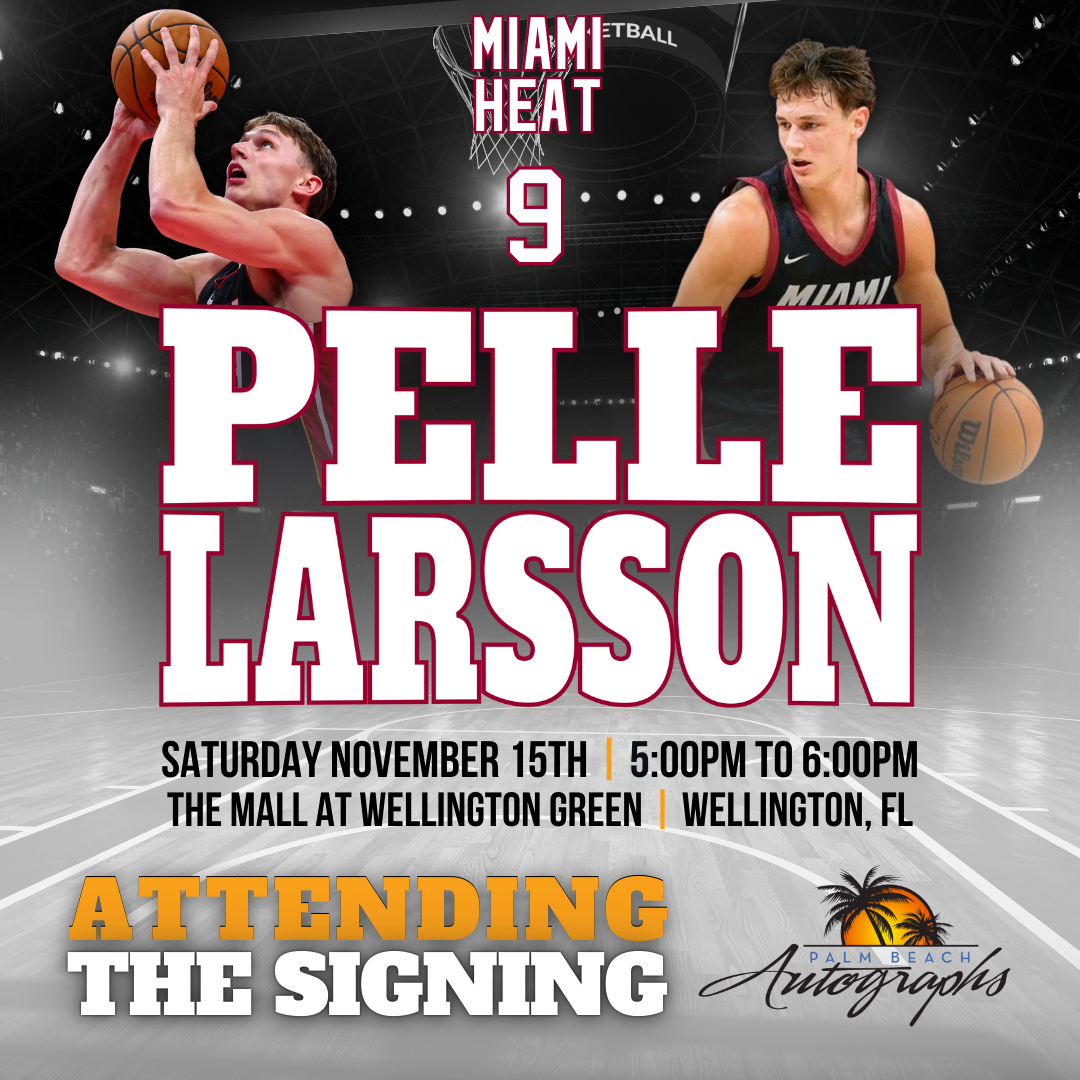 PELLE LARSSON AUTOGRAPH EVENT - Wellington (The Mall at Wellington Green) In-Store Public Signing - November 15th, 2025