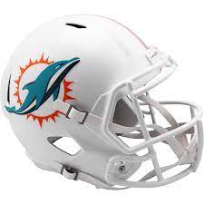 Tyreek Hill and Jaylen Waddle Dolphins Combo Full-Size Speed Replica Helmet