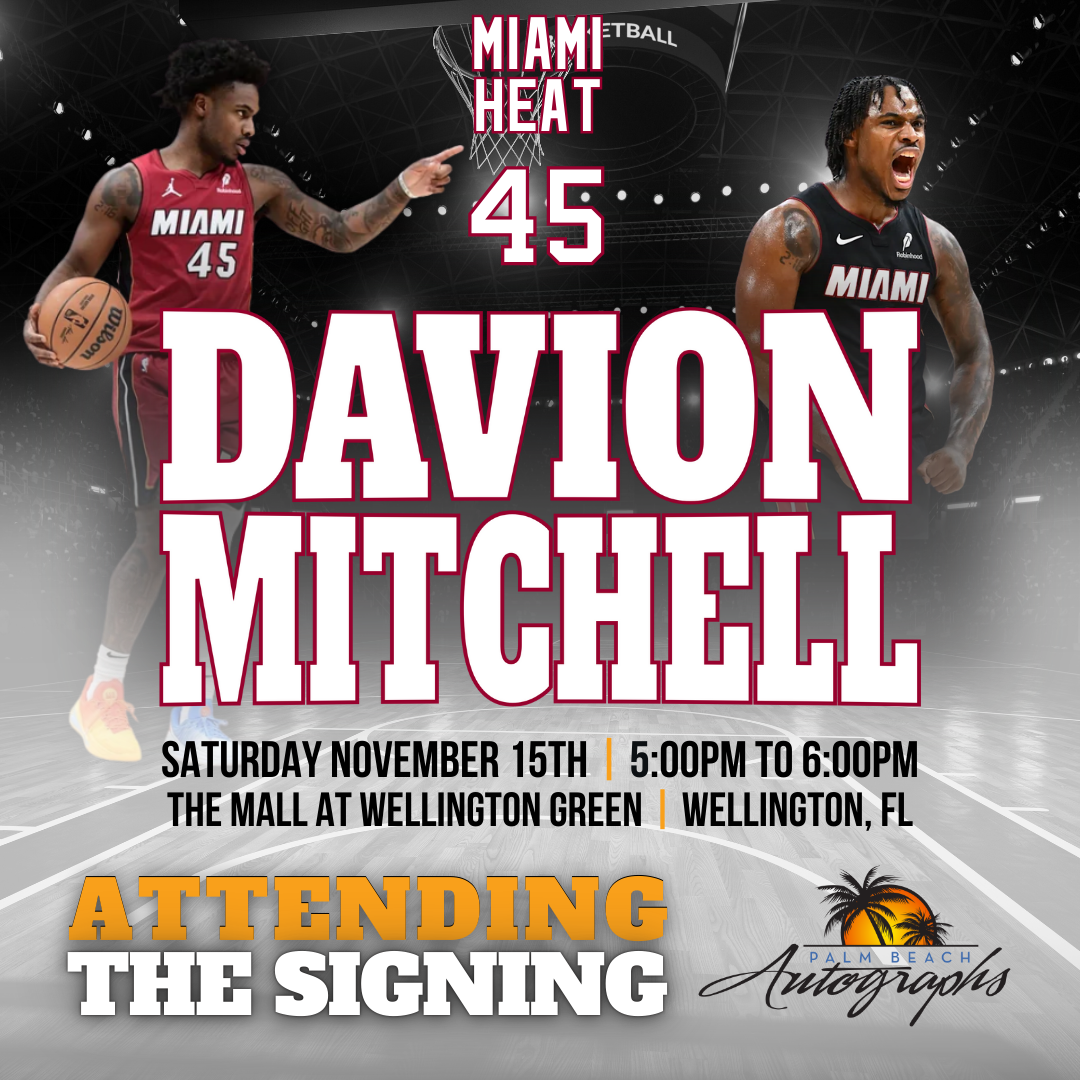 DAVION MITCHELL AUTOGRAPH EVENT - Wellington (The Mall at Wellington Green) In-Store Public Signing - November 15th, 2025