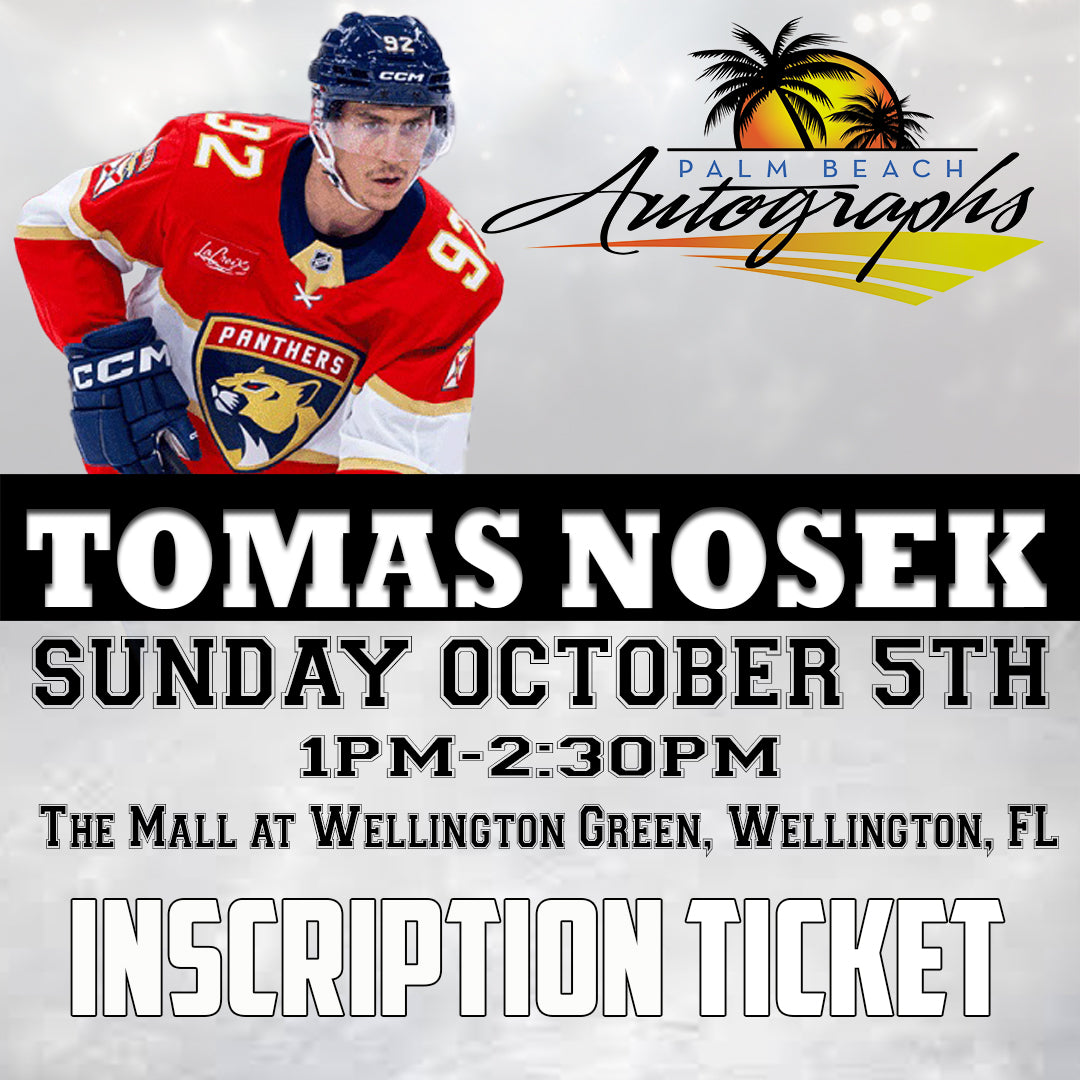 TOMAS NOSEK AUTOGRAPH EVENT - Wellington (The Mall at Wellington Green) In-Store Public Signing - October 5th, 2025