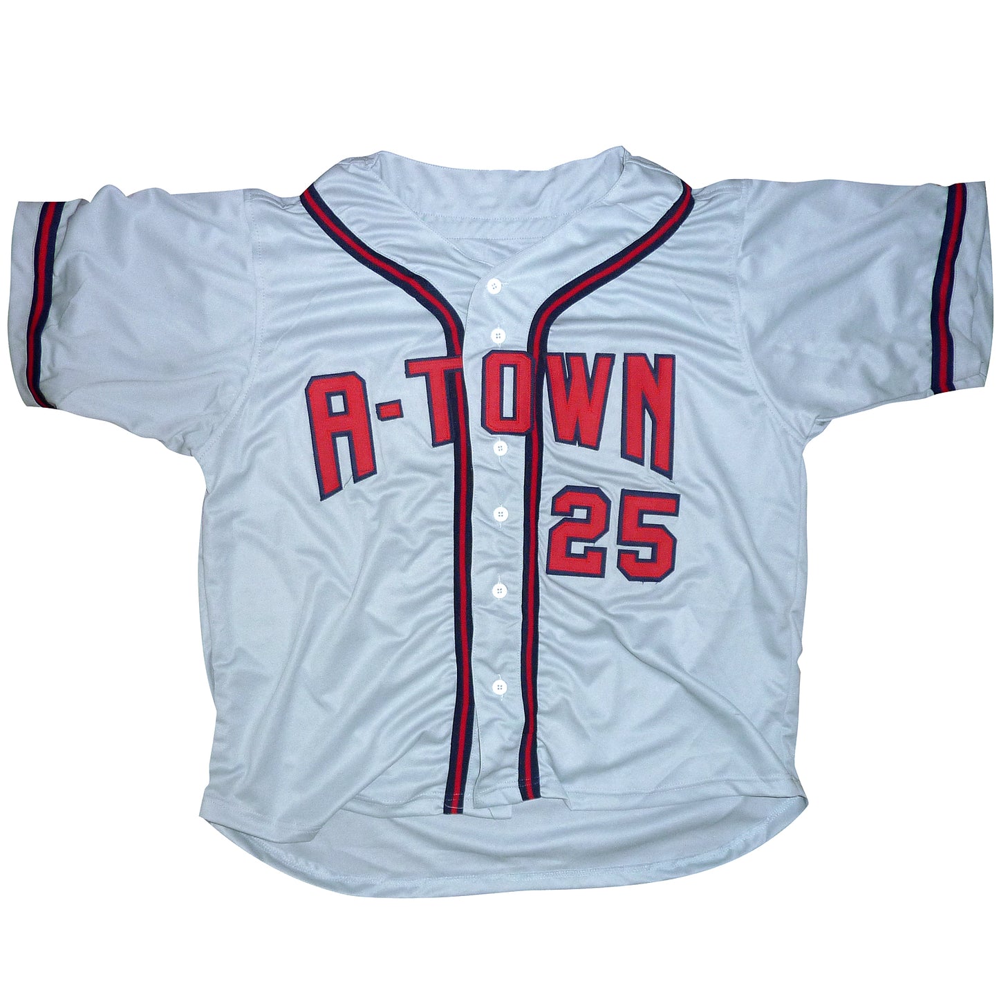 Andruw Jones Autographed Atlanta Braves (Grey #25) Custom Jersey - JSA