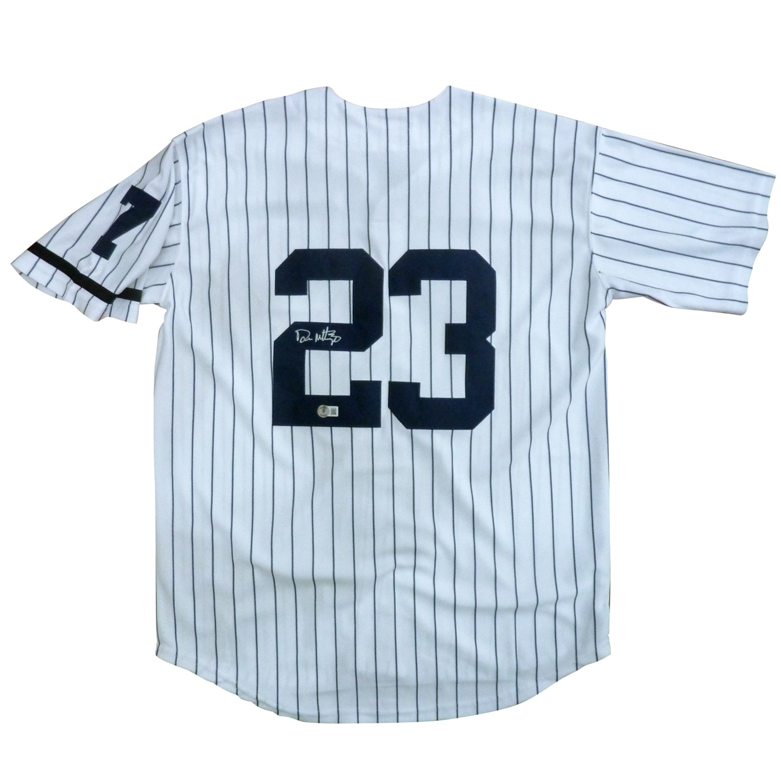 Don Mattingly Autographed New York Yankees Pinstripe #23 Mitchell Ness –  Palm Beach Autographs LLC