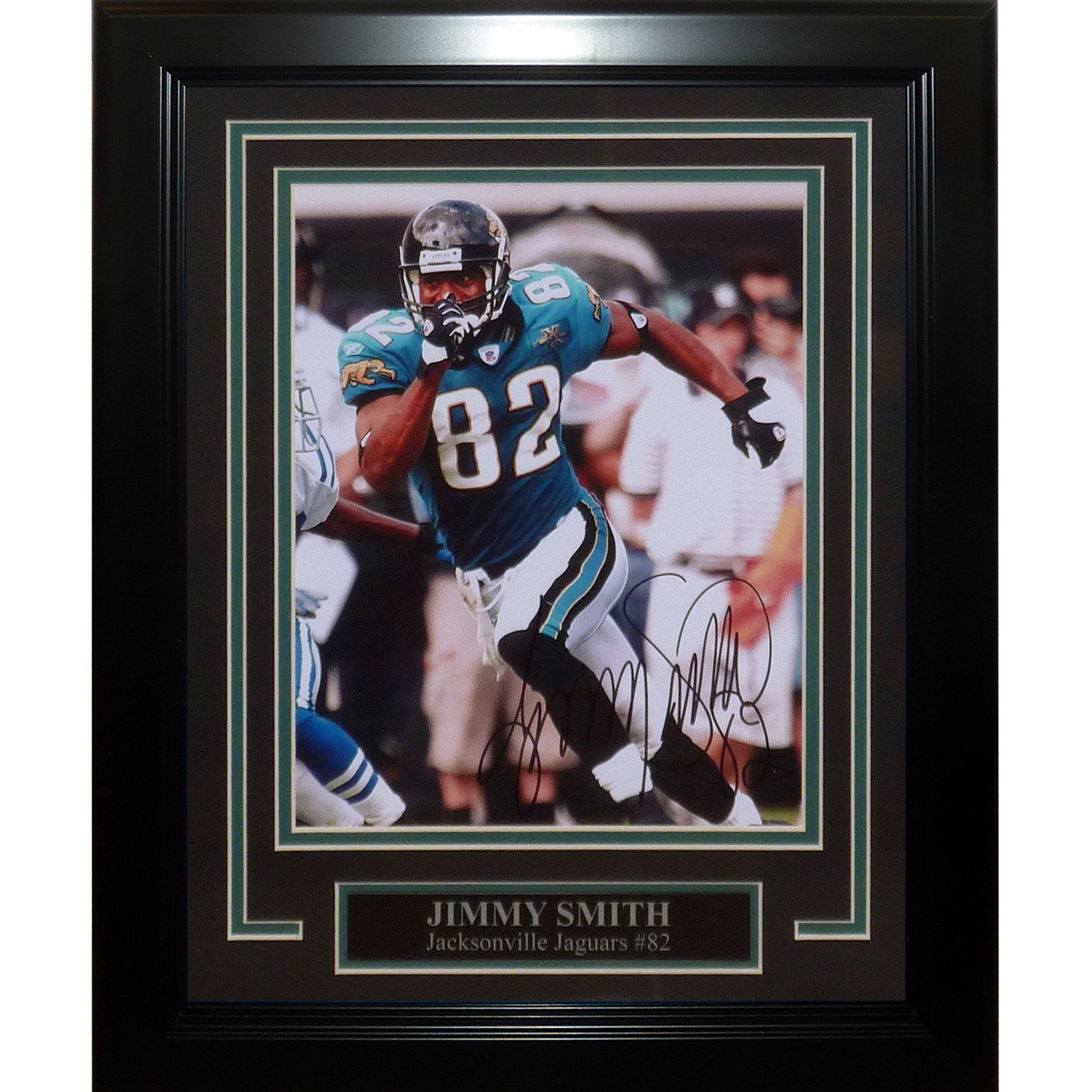 Jimmy Smith Autographed Jacksonville Jaguars Deluxe Framed 8x10 Photo