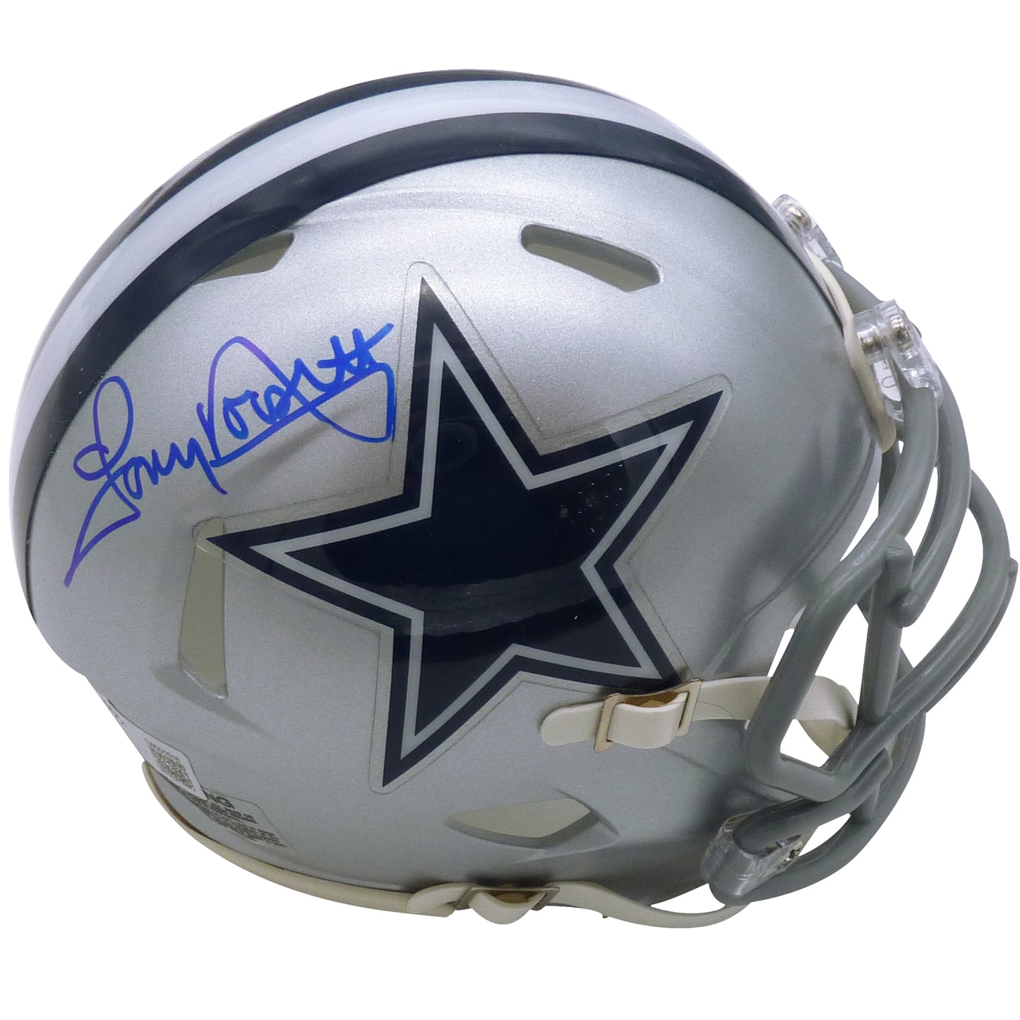 Tony Dorsett Autographed Dallas Cowboys Mini Helmet - JSA