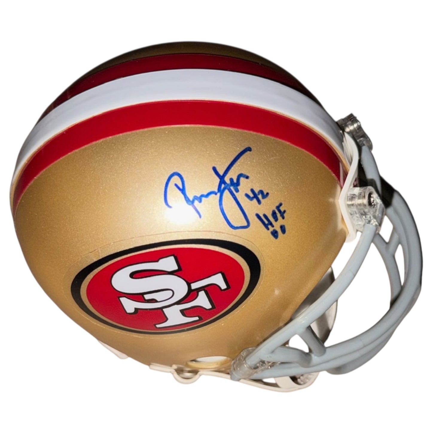 Ronnie Lott Autographed San Francisco 49ers Mini Helmet - JSA